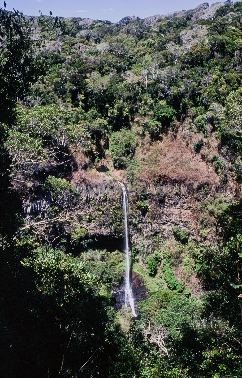 Great Waterfall in Montagne d'Ambre National Park, Antsiranana, Madagascar, Africa.