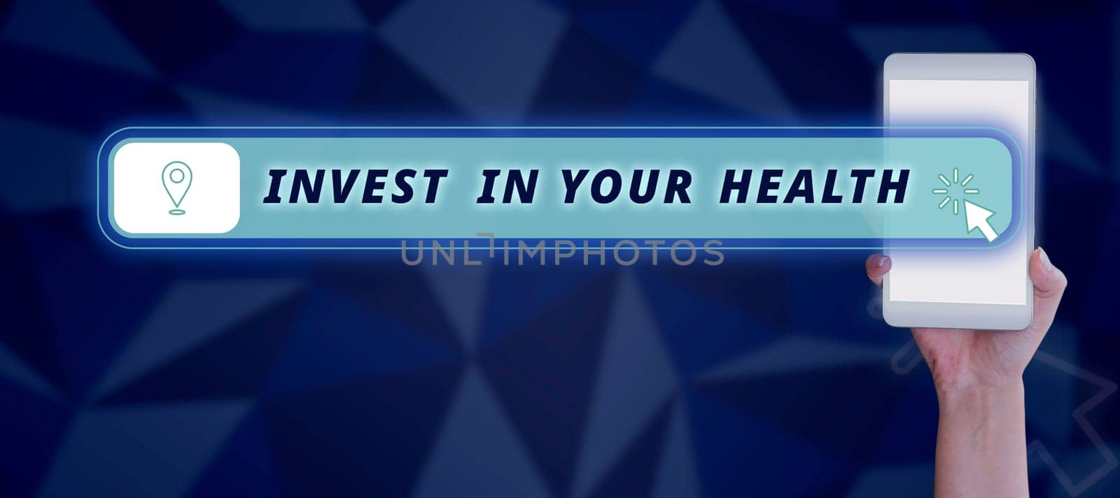 Inspiration showing sign Invest In Your Health, Business idea Live a Healthy Lifestyle Quality Food for Wellness