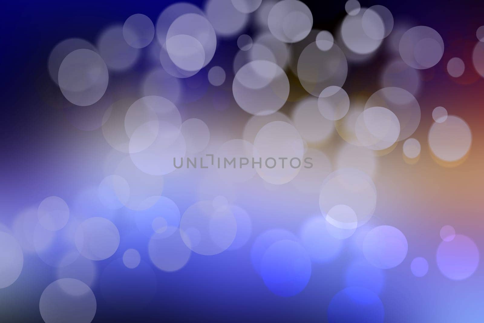 Abstract dark blue gradient pink background texture with glitter defocused sparkle bokeh circles and glowing circular lights. Beautiful backdrop with bokeh light effect.