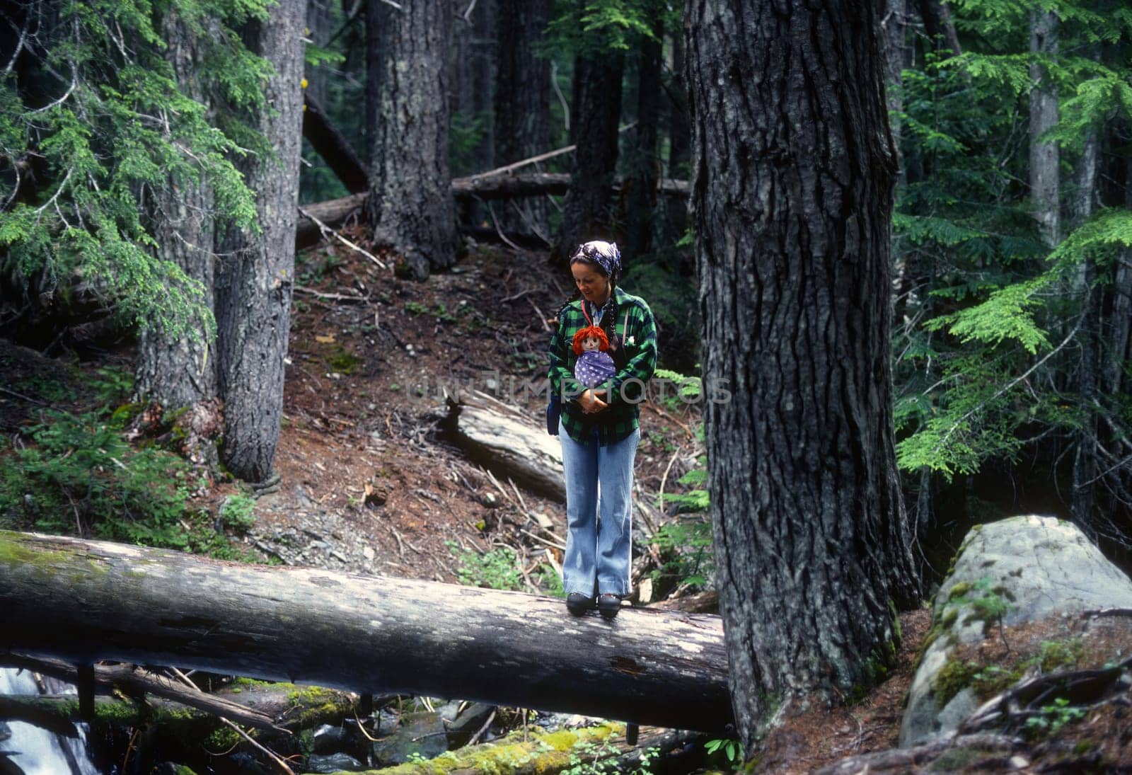 Enjoying Time Deep in the Forest in Oympic National Park in Washington
