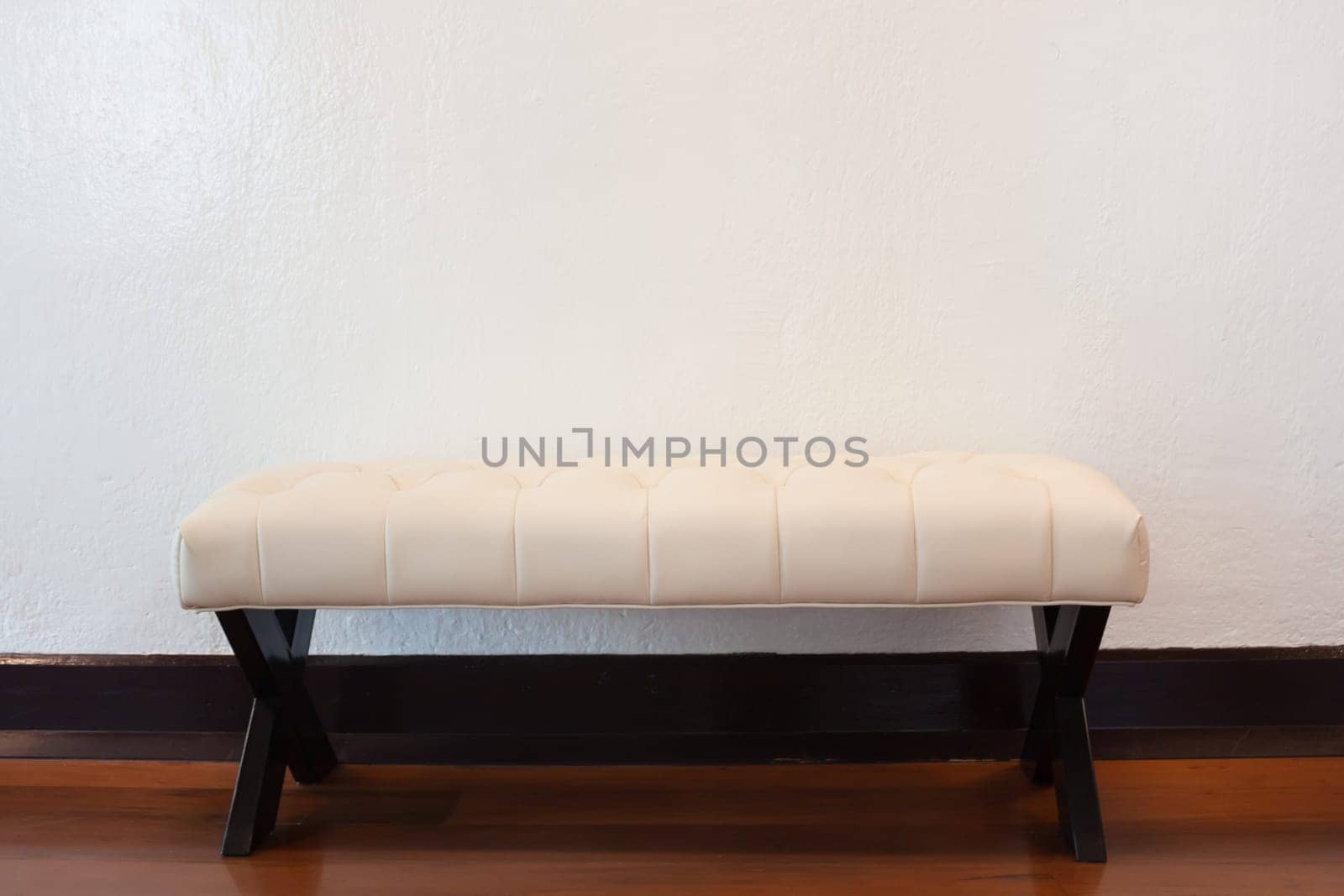 White chair decorated in coffee shop, stock photo