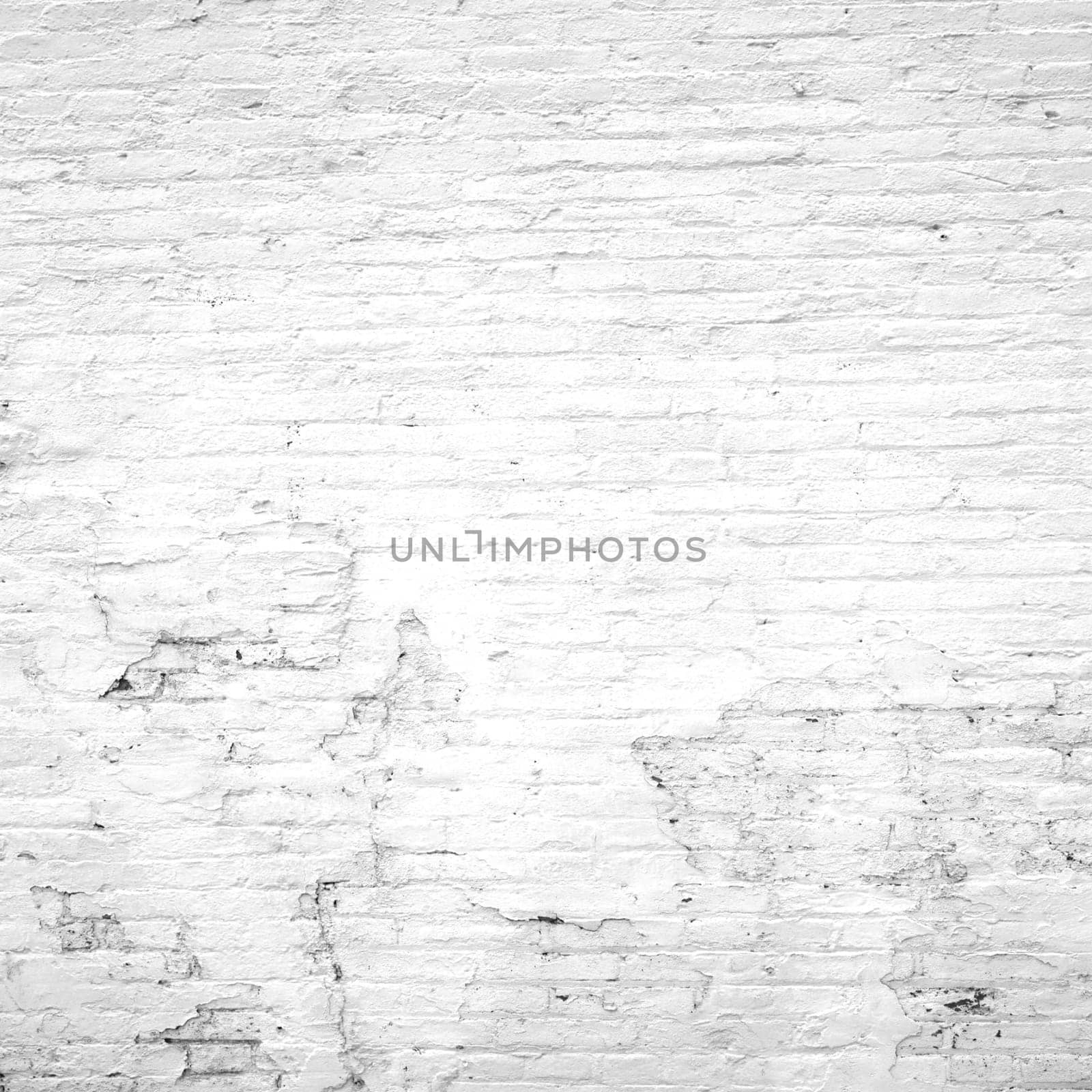 Dirty brick wall with white stone - Cool background with copy space