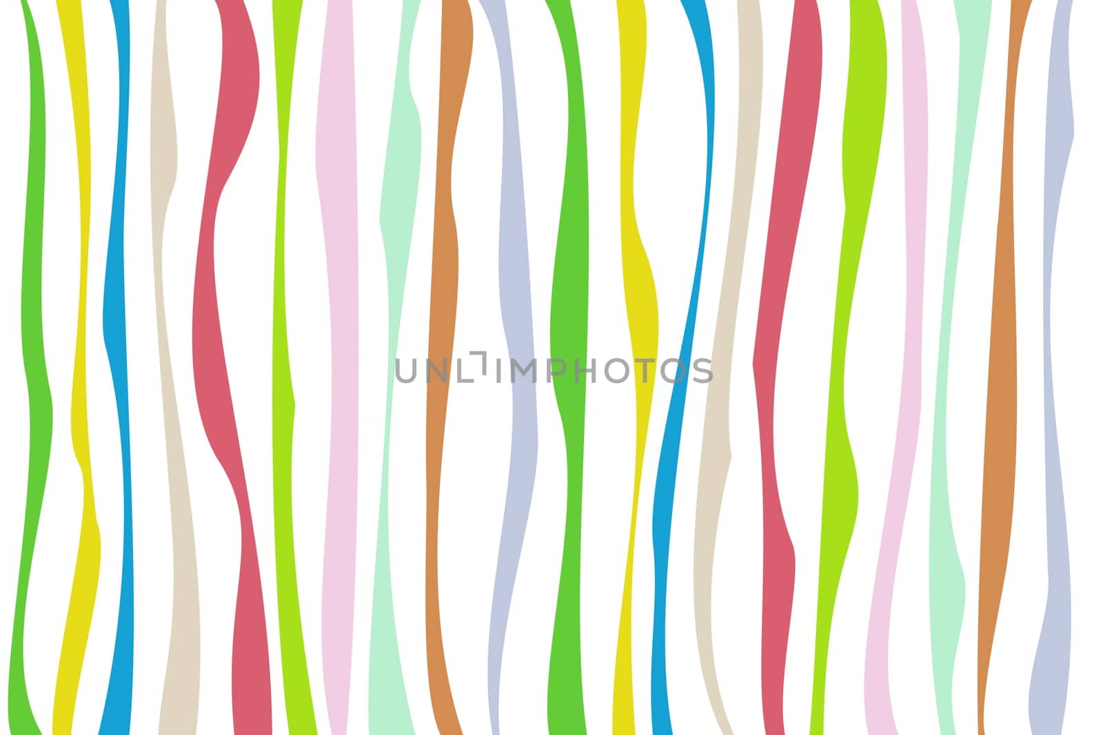Abstract background with colorful zebra stripes on white