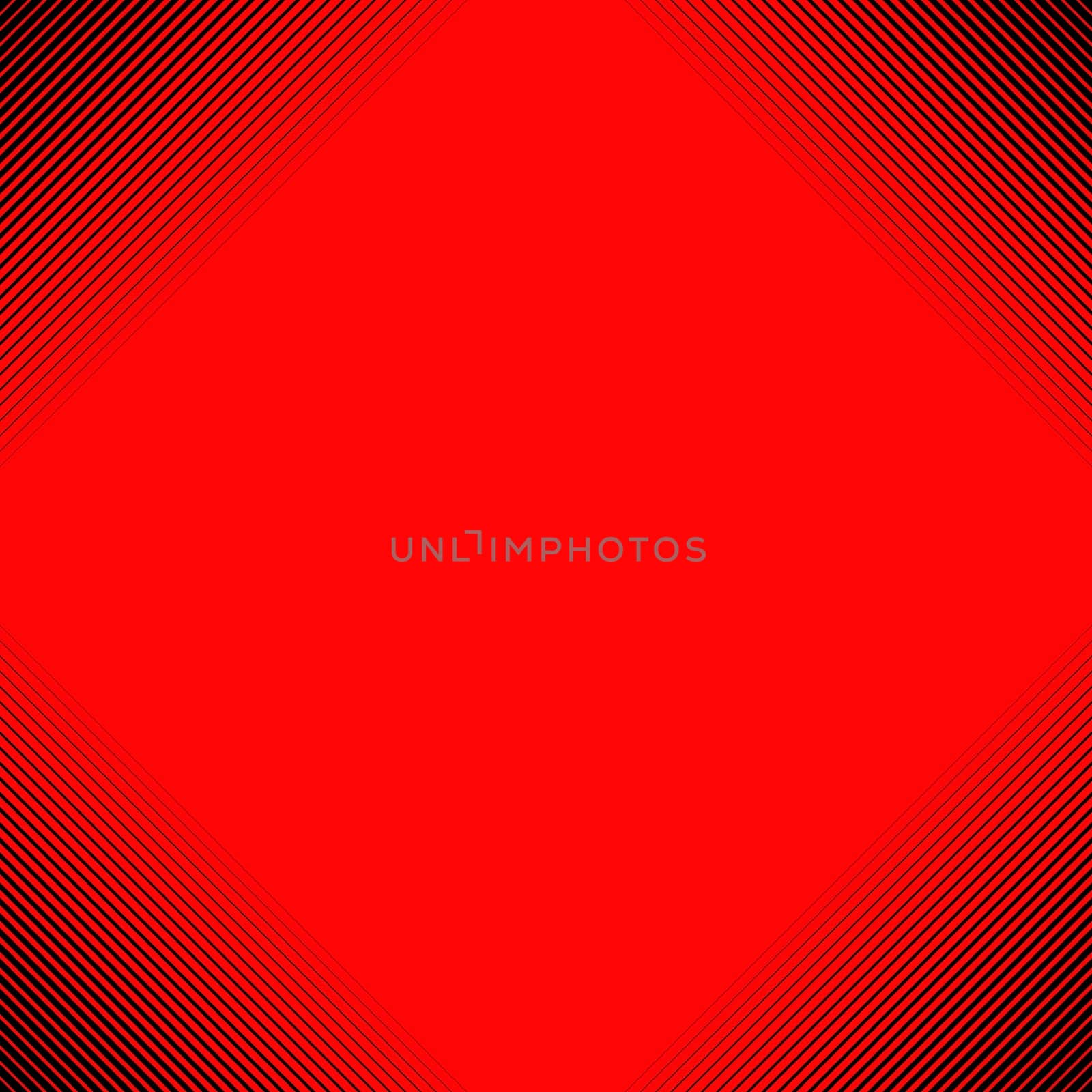 Red background with black gradient frame and copy space