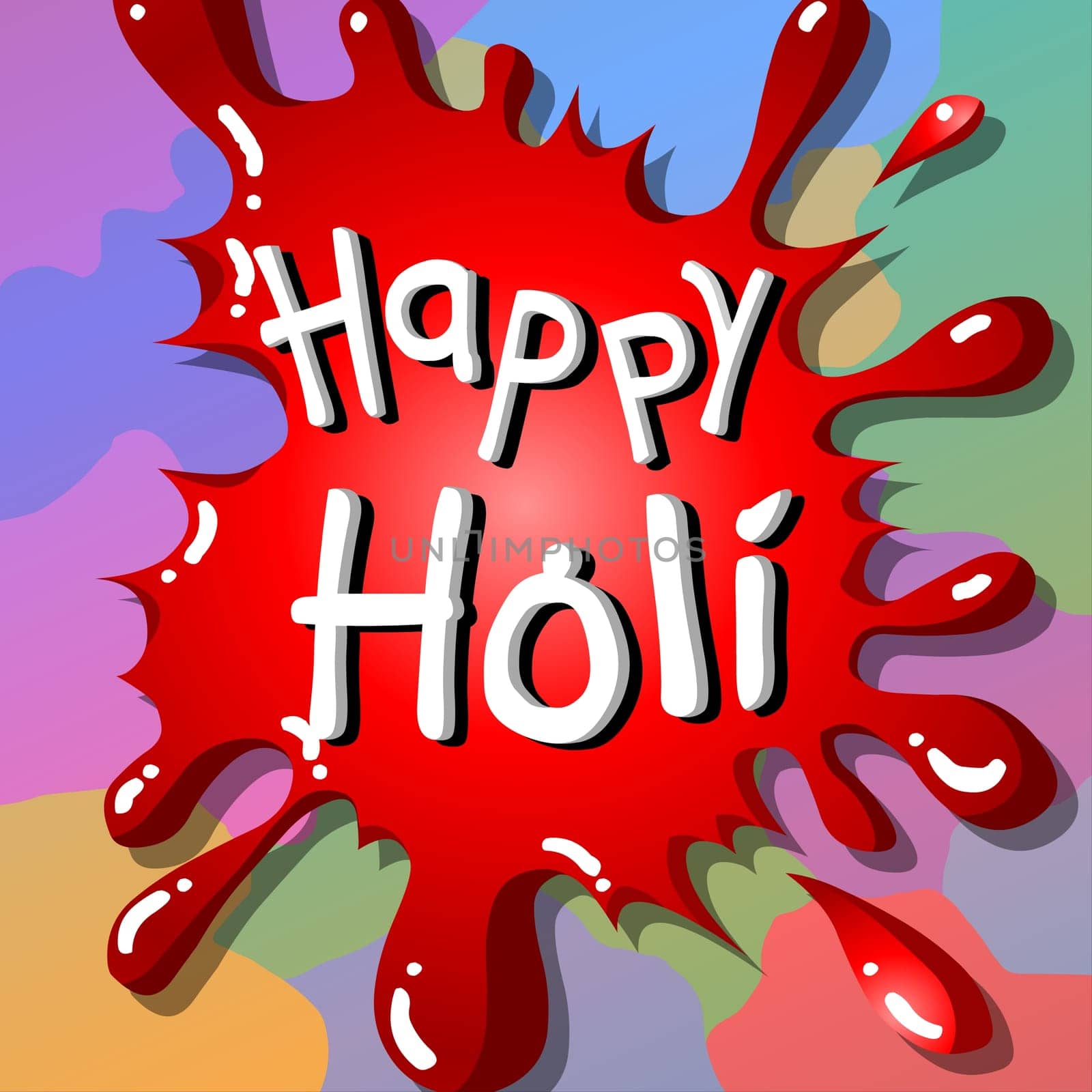 Holi Festival Burst of Colors