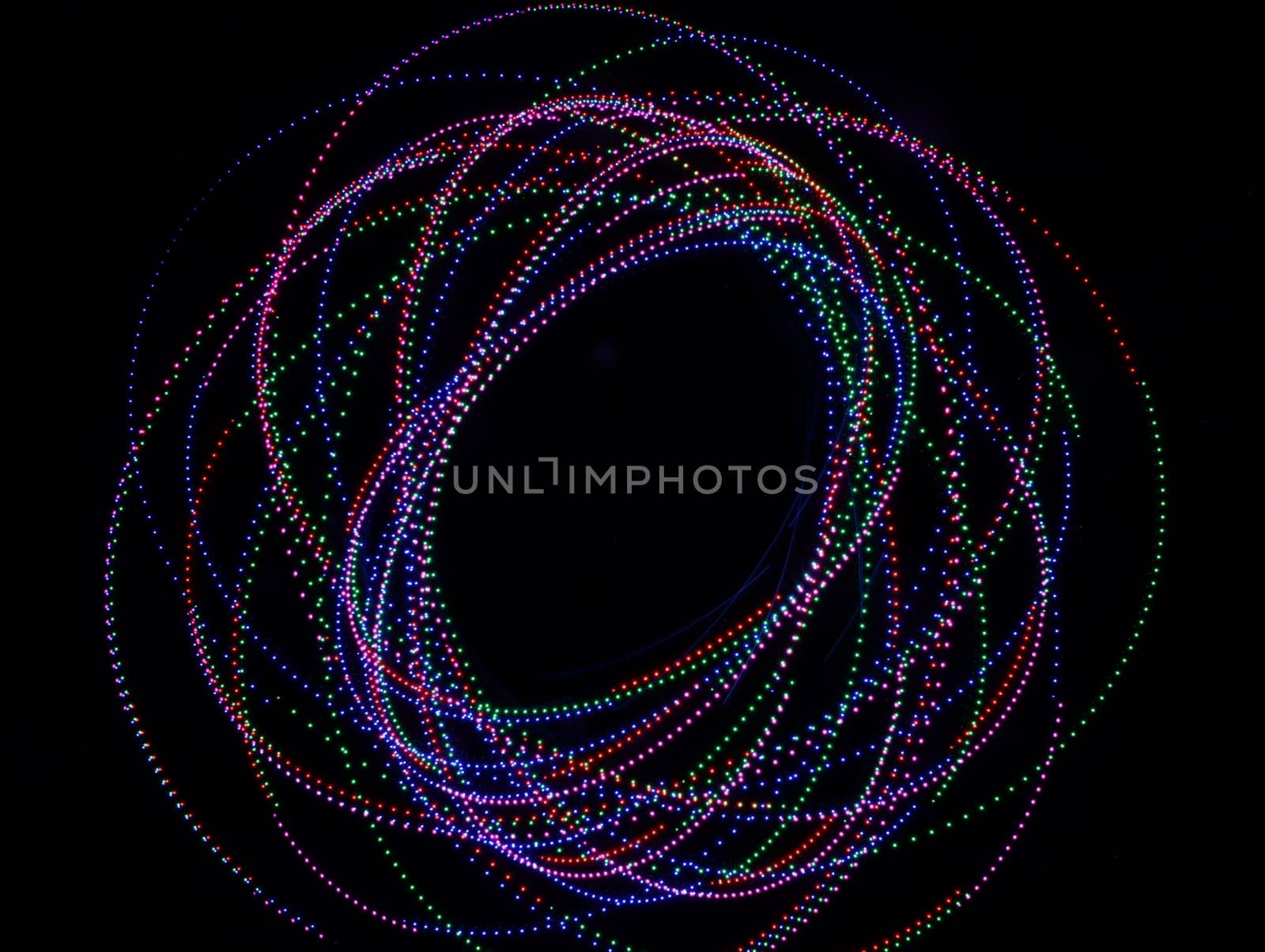 spectacular colored lights with geometric shapes special effects
