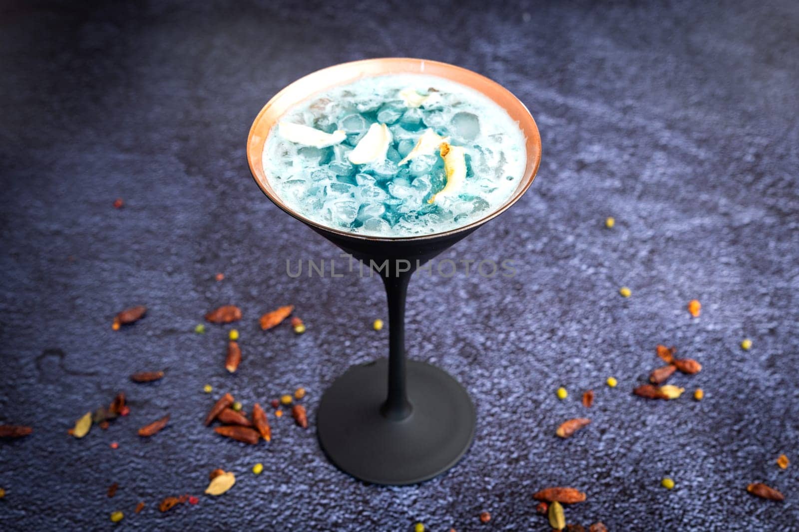 Famous and tasted coktail in a beautiful glass