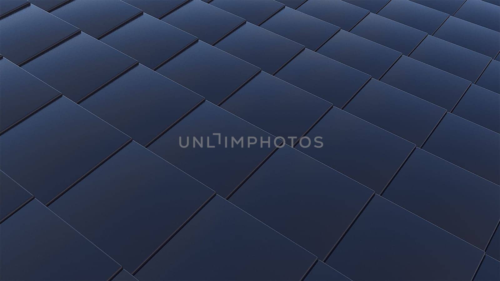 Blue cubes. Computer generated 3d render