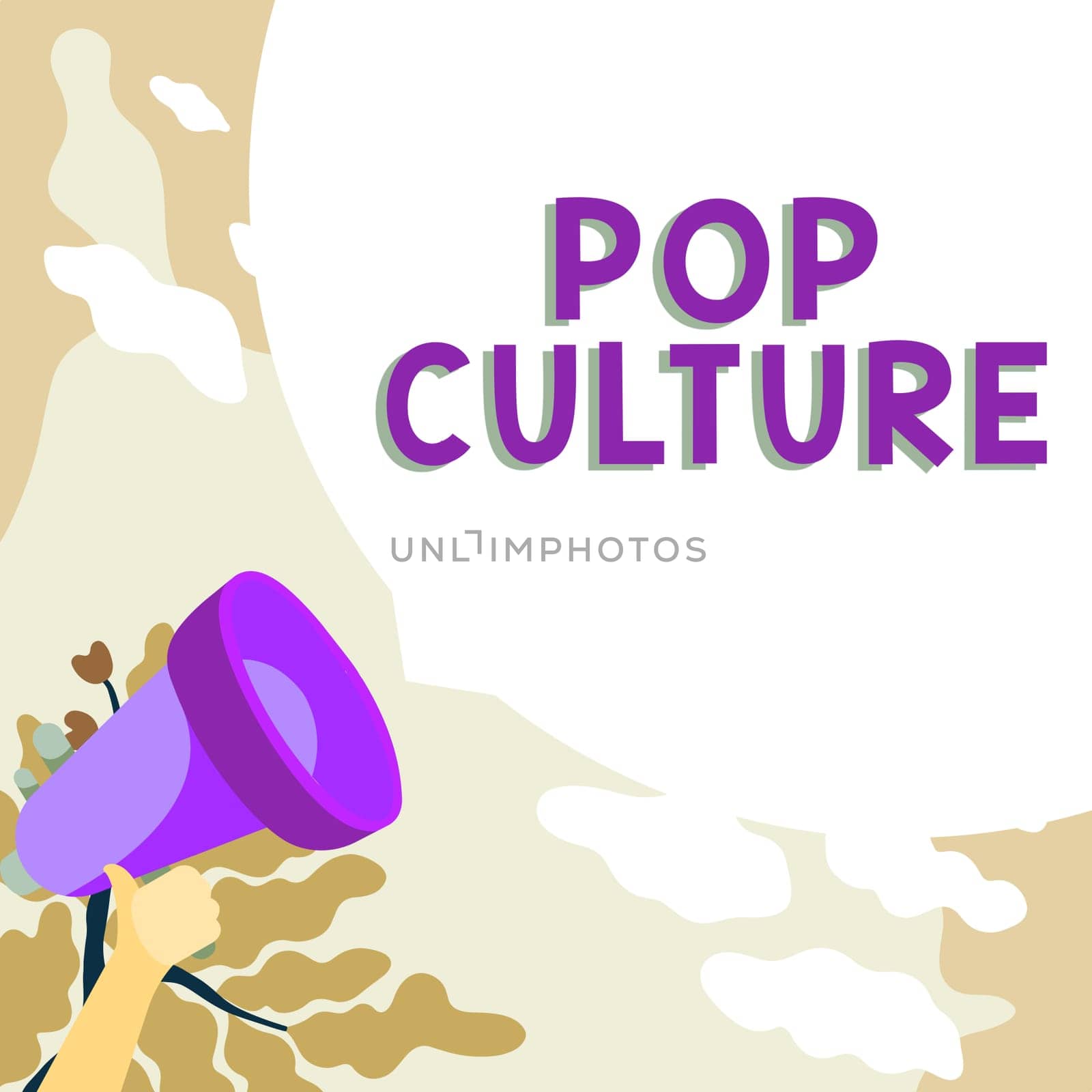 Writing displaying text Pop Culture, Word Written on describes the lifestyle and tastes of the majority of mostly younger people