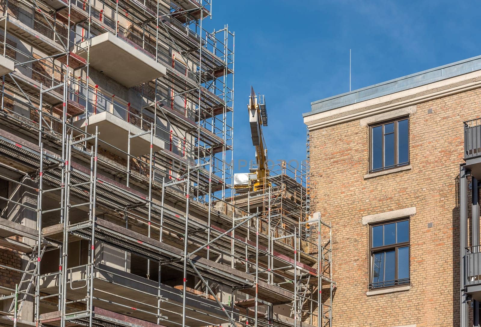conversion and restoration of an old factory site into apartments