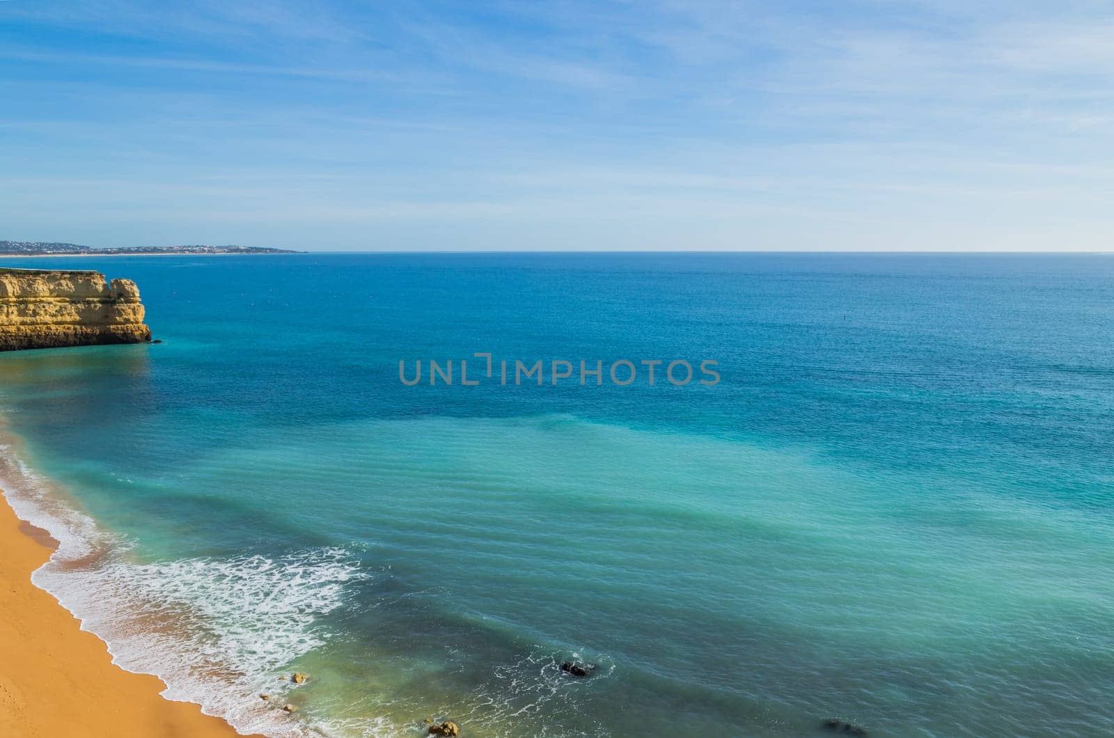 Coastal cliffs of Algarve, Lagoa, Portugal