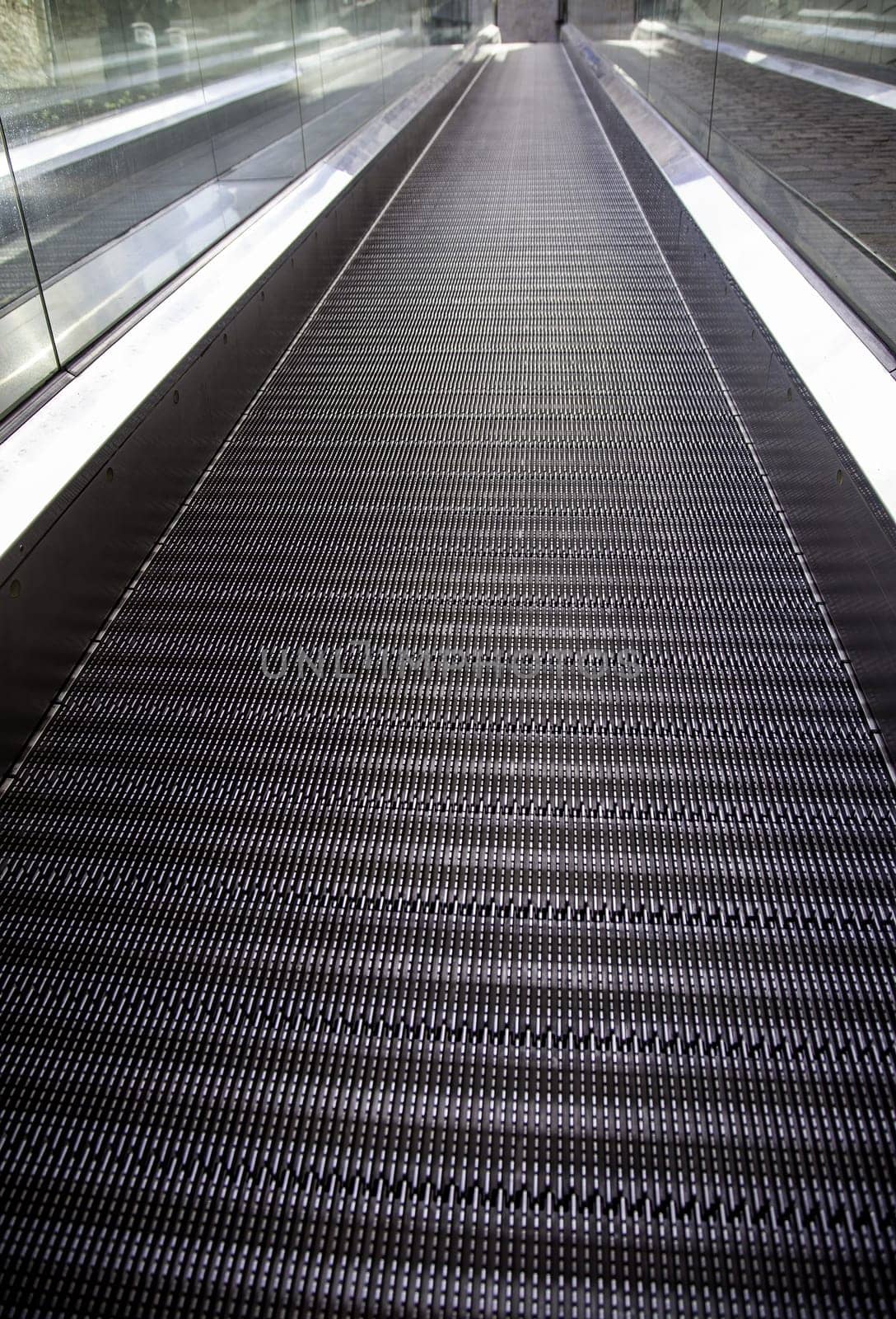 Detail of transport to go on foot, urban aids for pedestrians