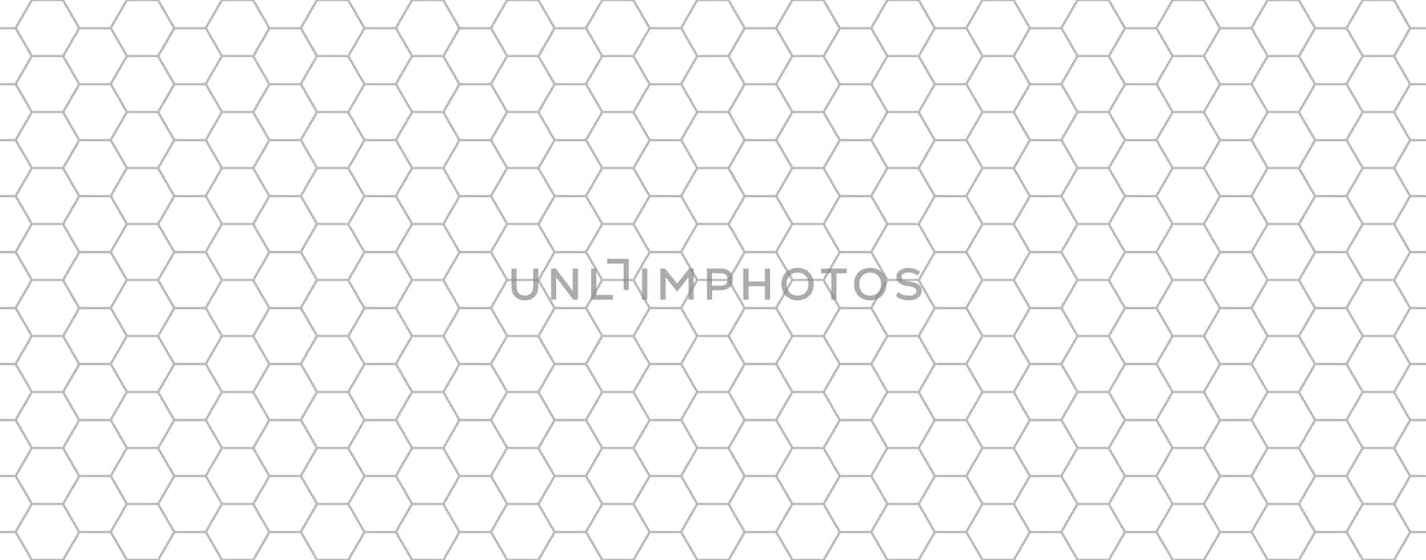 Seamless honeycomb background grid grey and white