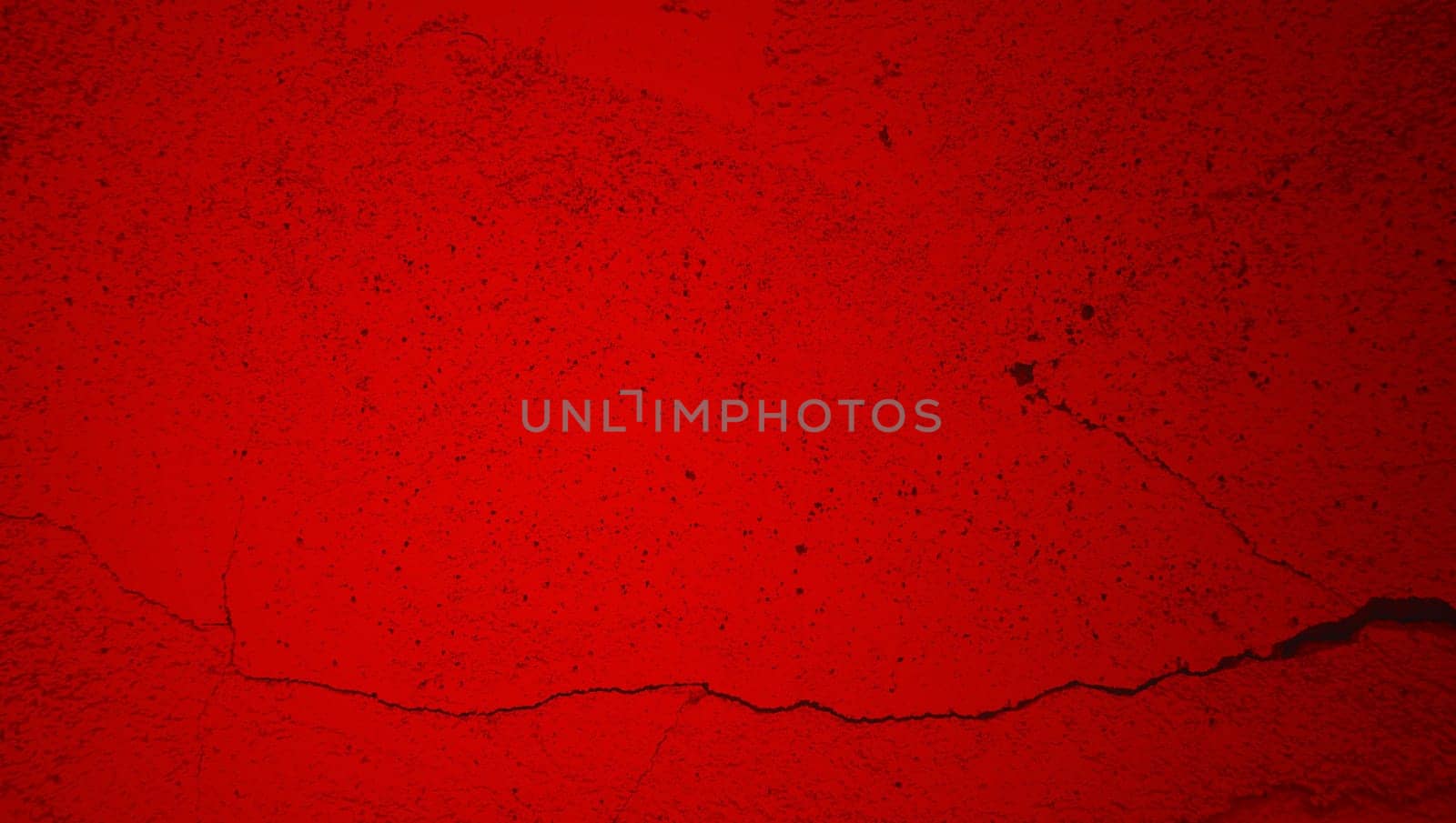 Red background texture: Concrete wall with scrartch
