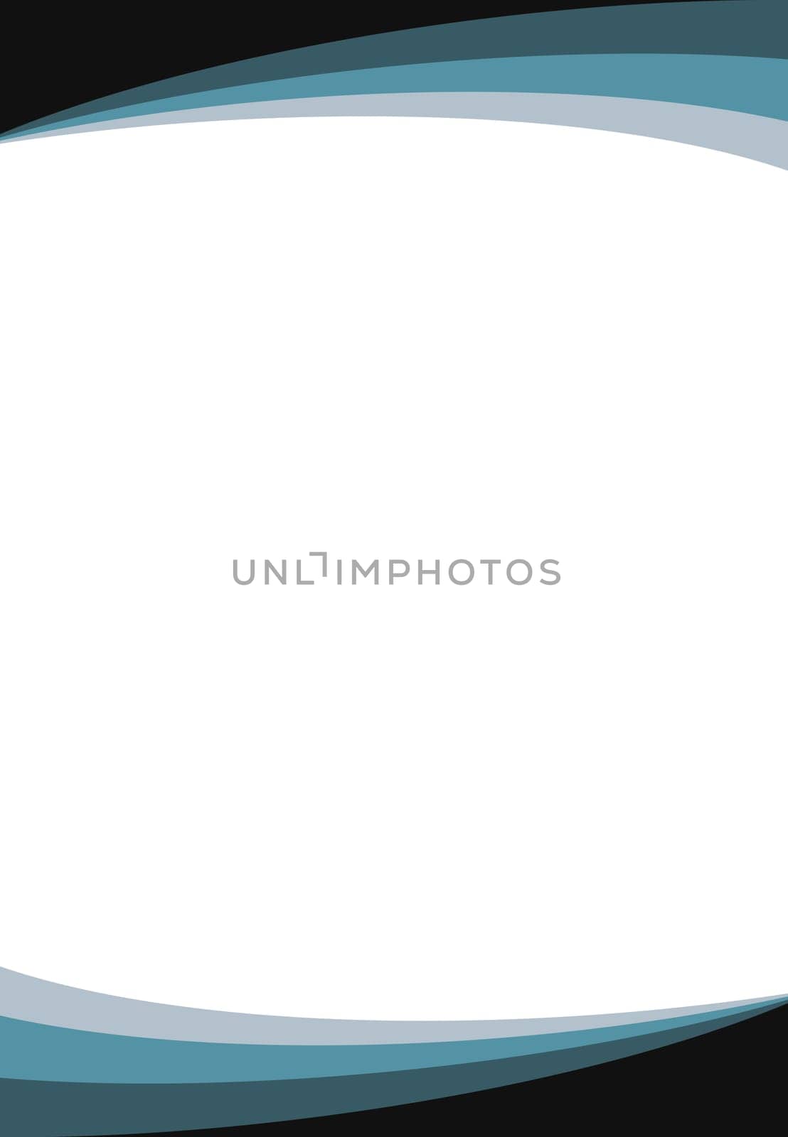 Background template for presentation with black blue grey curve and copy space