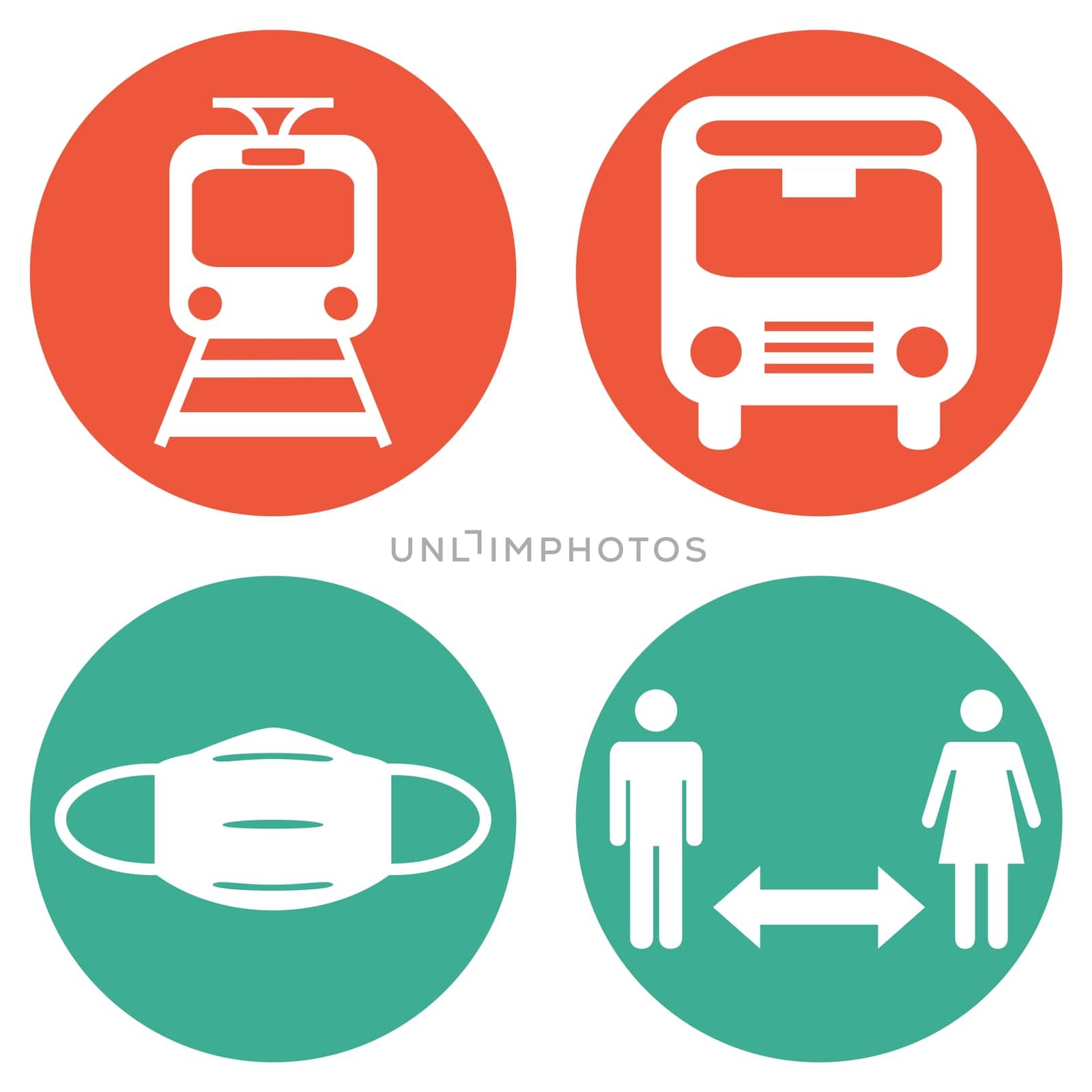 Public transport: Please wear a mask and keep your distance