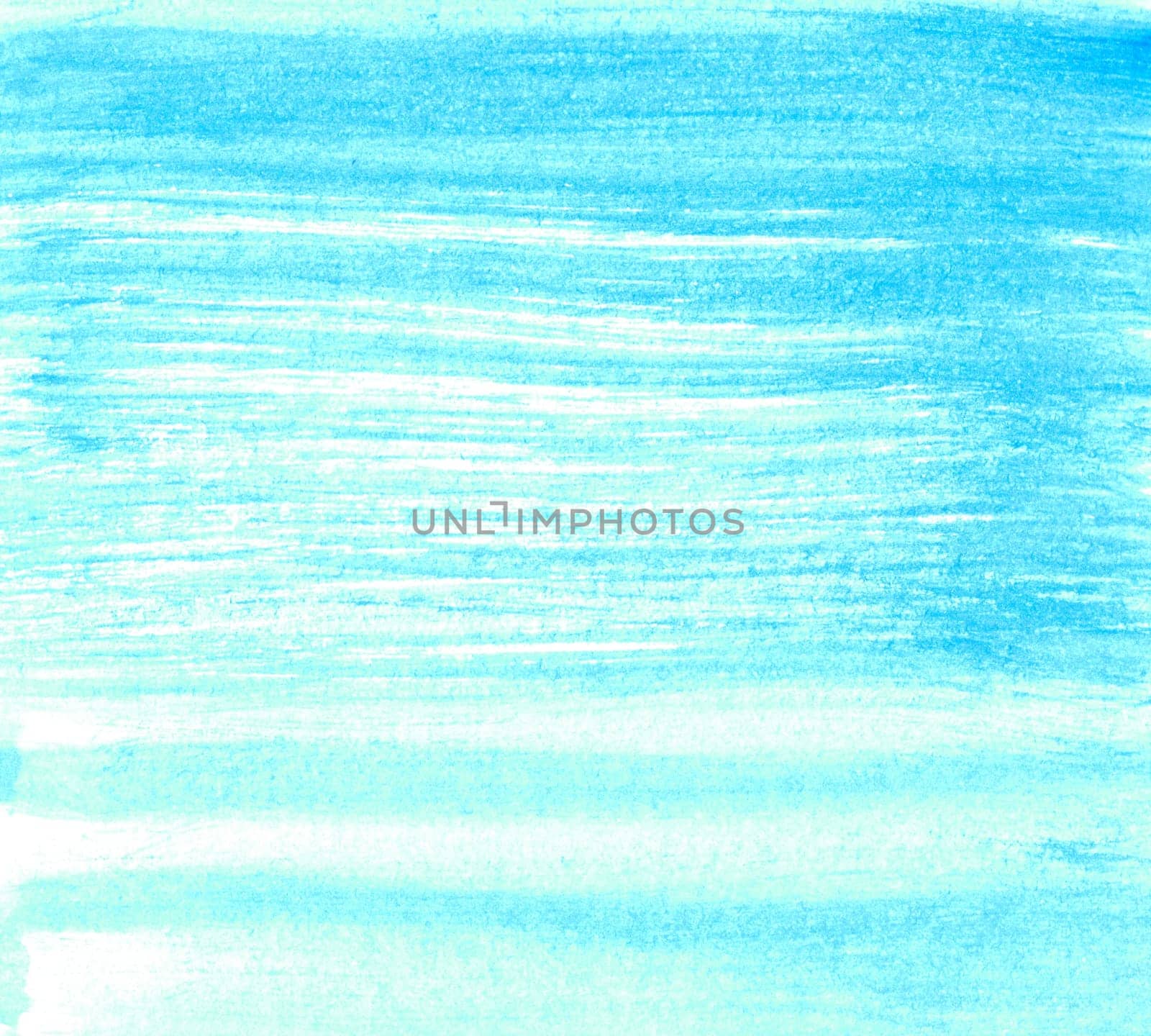 Blue watercolor texture made with paintbrush - Hand made background