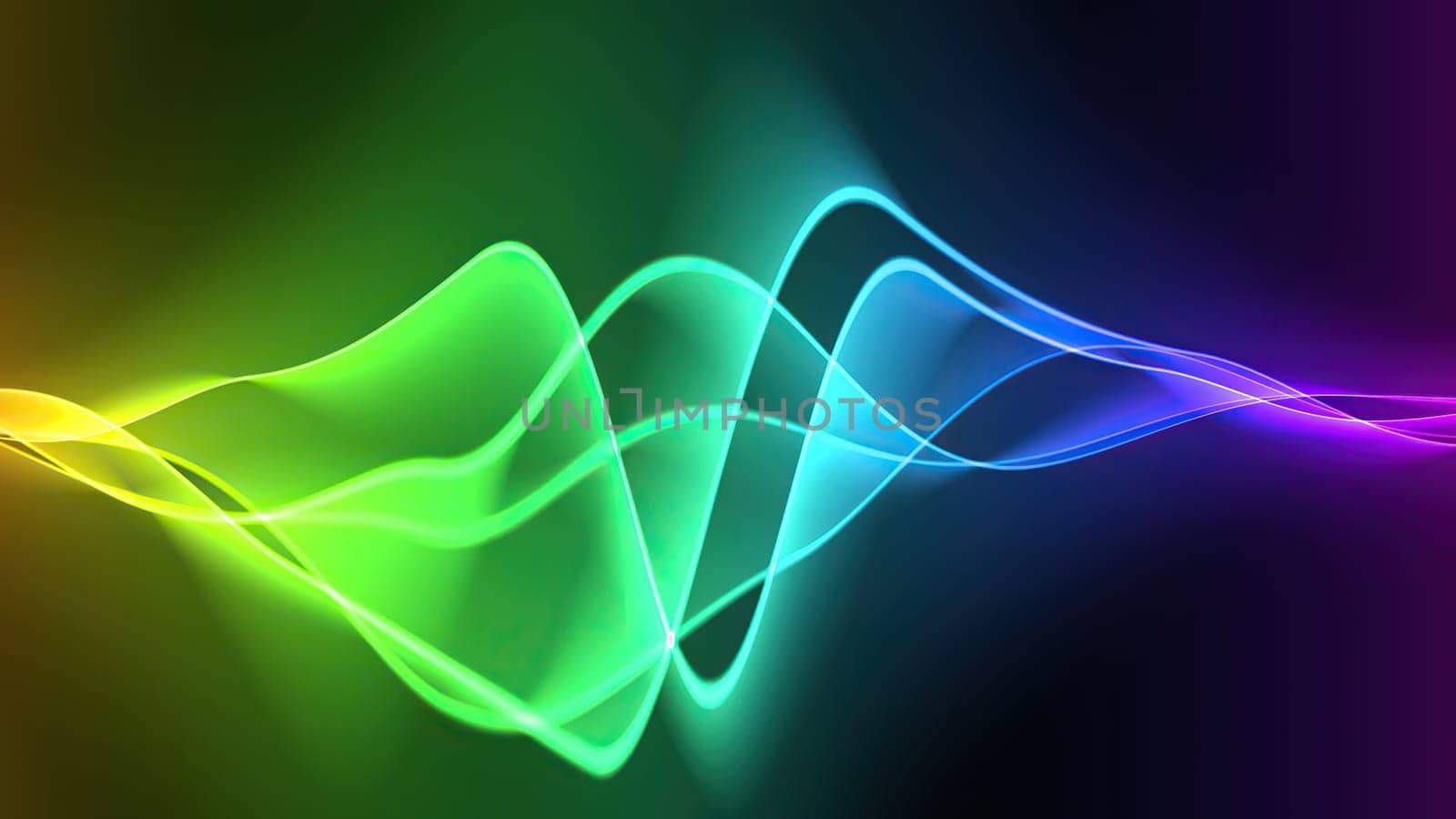 Wave line flowing rainbow color,Wave line flowing rainbow color