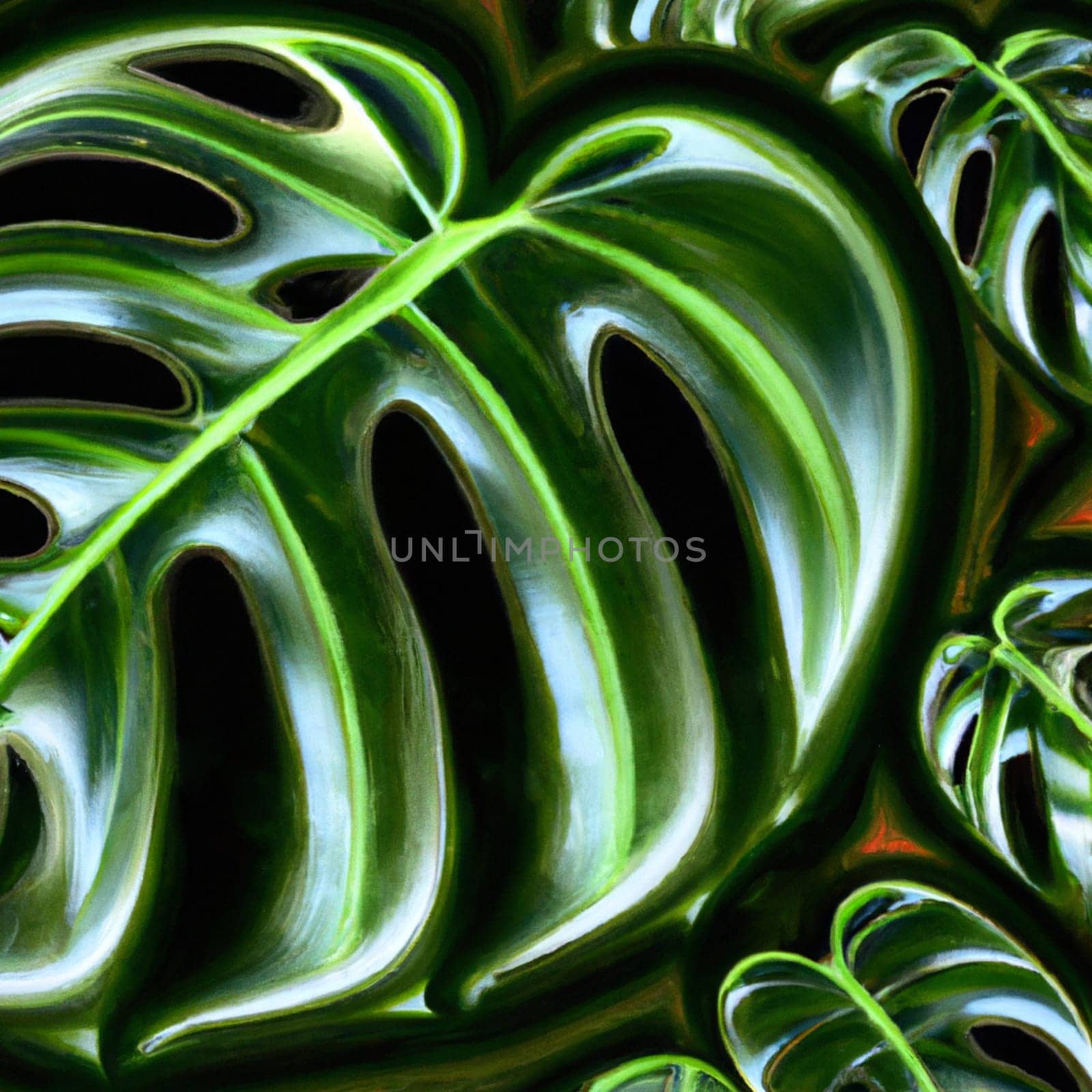Philodendron is a large genus of flowering plants in the family Araceae, Anthurium, grown as ornamental and indoor plants. Rain forest. Green velvet, white vein, heart shape foliage, huge leaf.