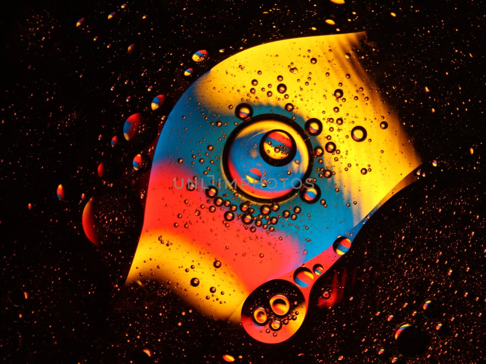 Different abstract bubbles colored spheres rare spectacular fluids