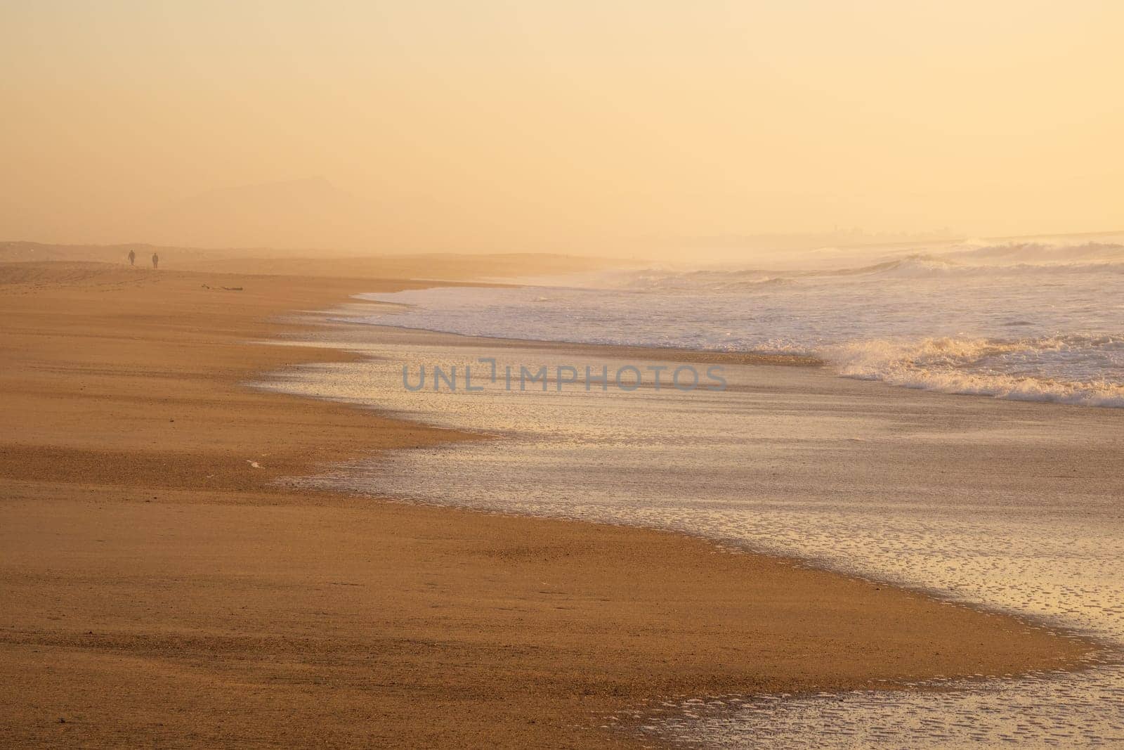 Pastel feeling of the shore of Biarritz, Nouvelle-Aquitaine, France