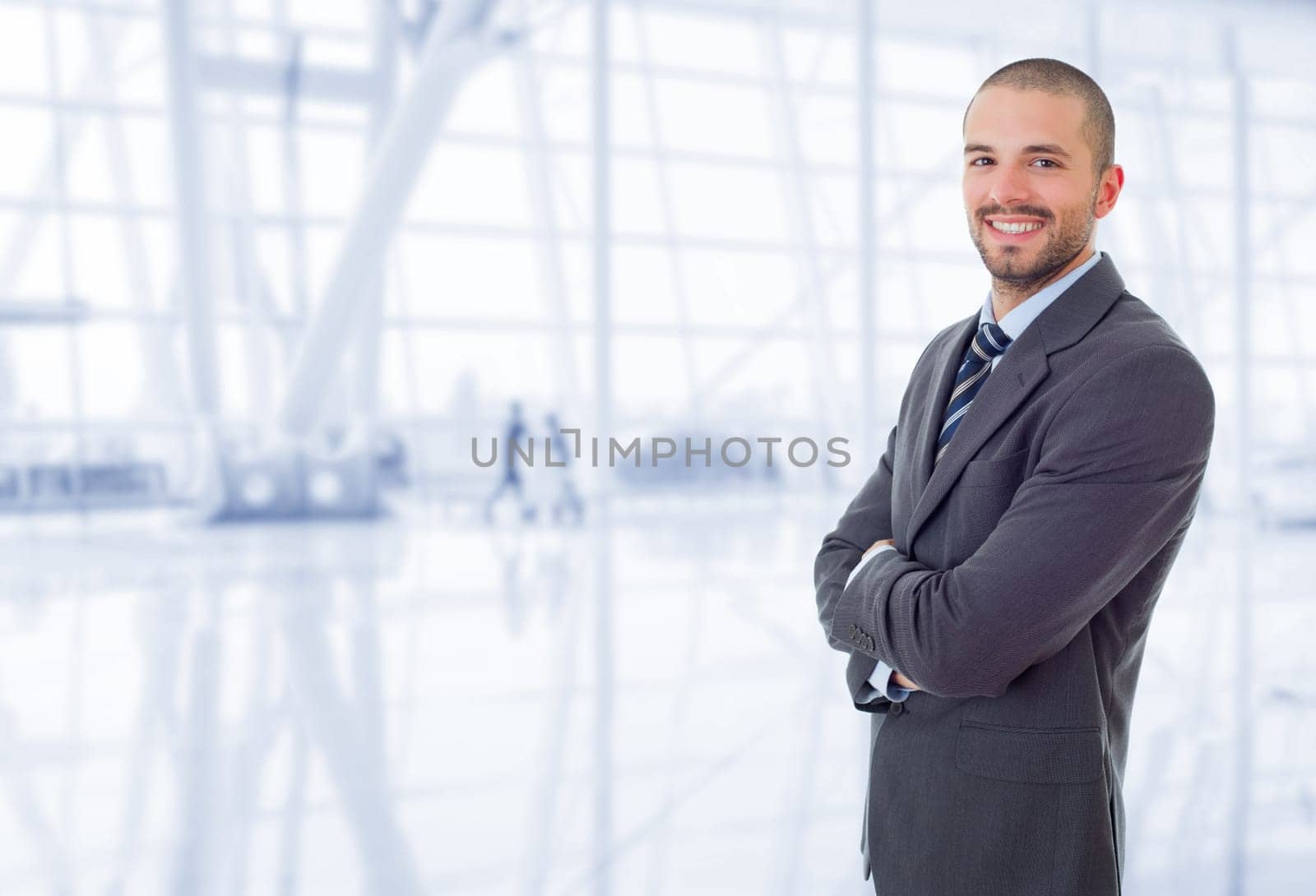 young business man portrait at the office