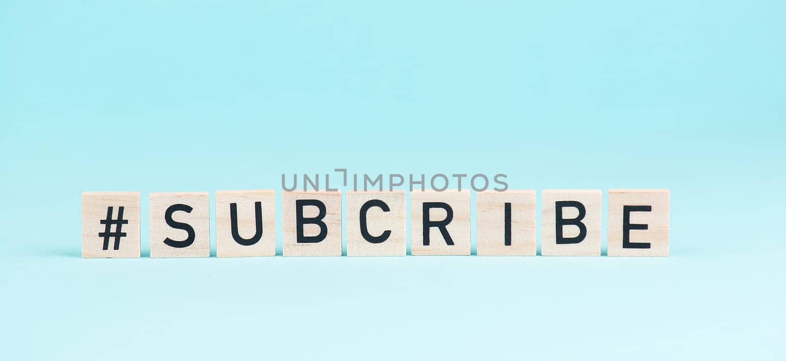 Subscripe, social media concept, join and follow a blogger, newsletter buttom