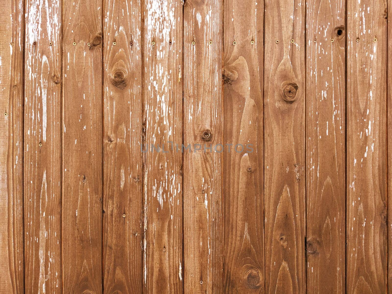 Wooden wall background or texture. wood planks with twigs.