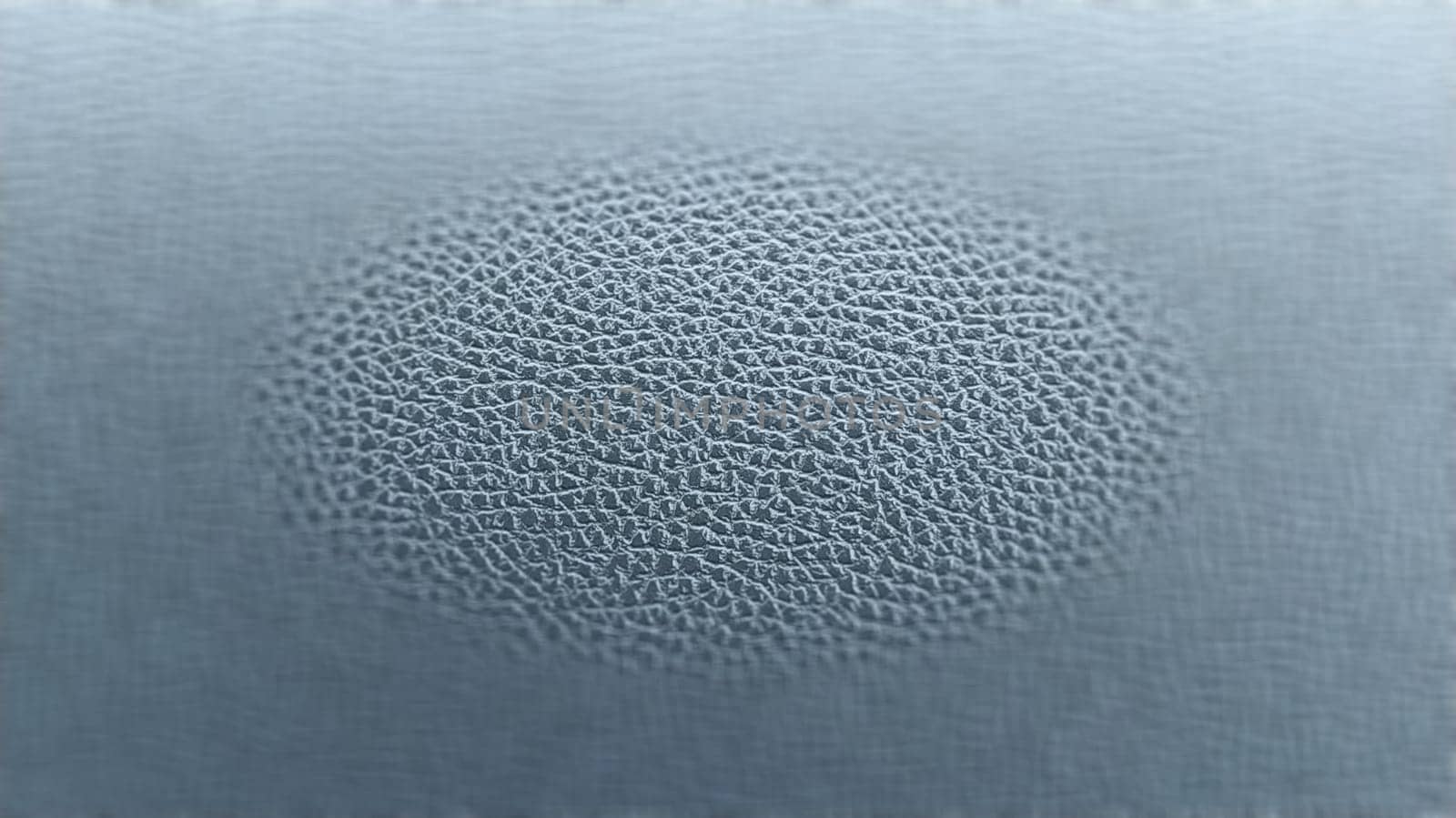 Black leather background with rich texture. Close-up of artificial gray leather. A blurred background around the edges of the image in the form of a circle. Polyester.
