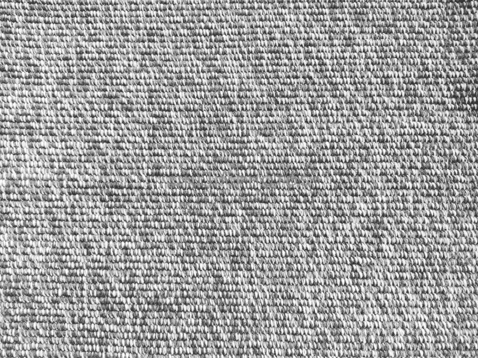 Woven coarse cotton fabric. Close-up. Black and white photography. Weaving thick threads. Smooth neat texture for the background