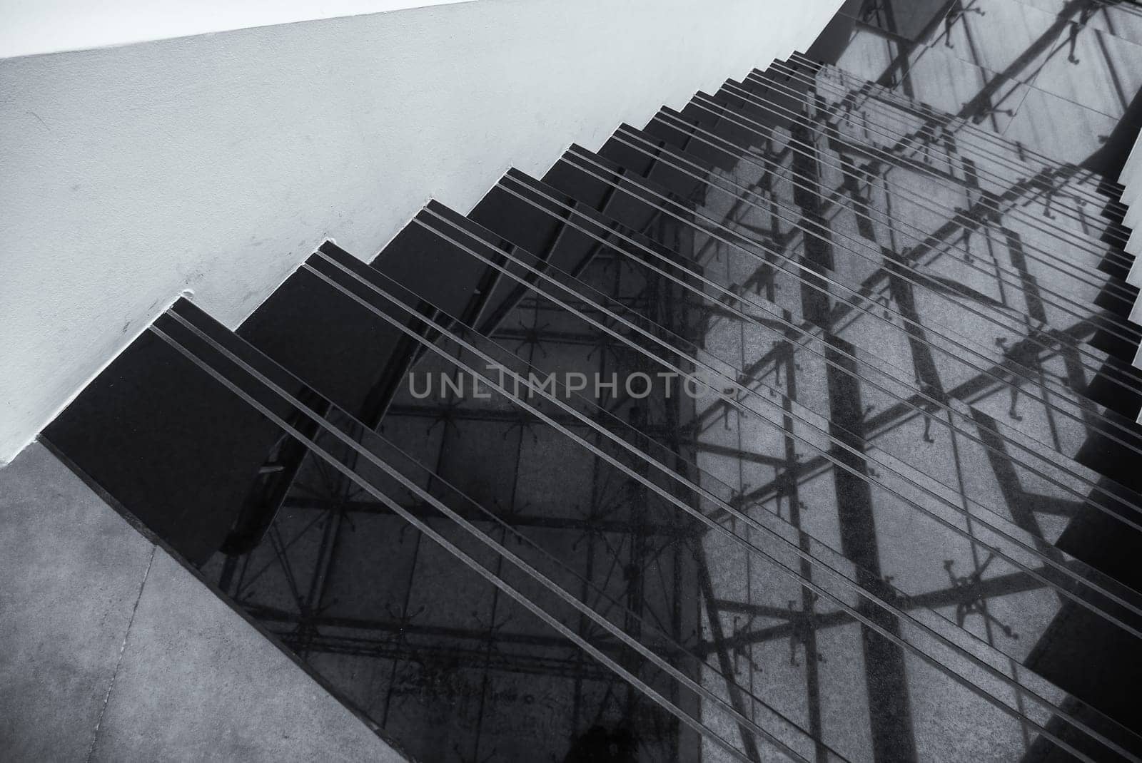 Interior architecture detail in a modern building