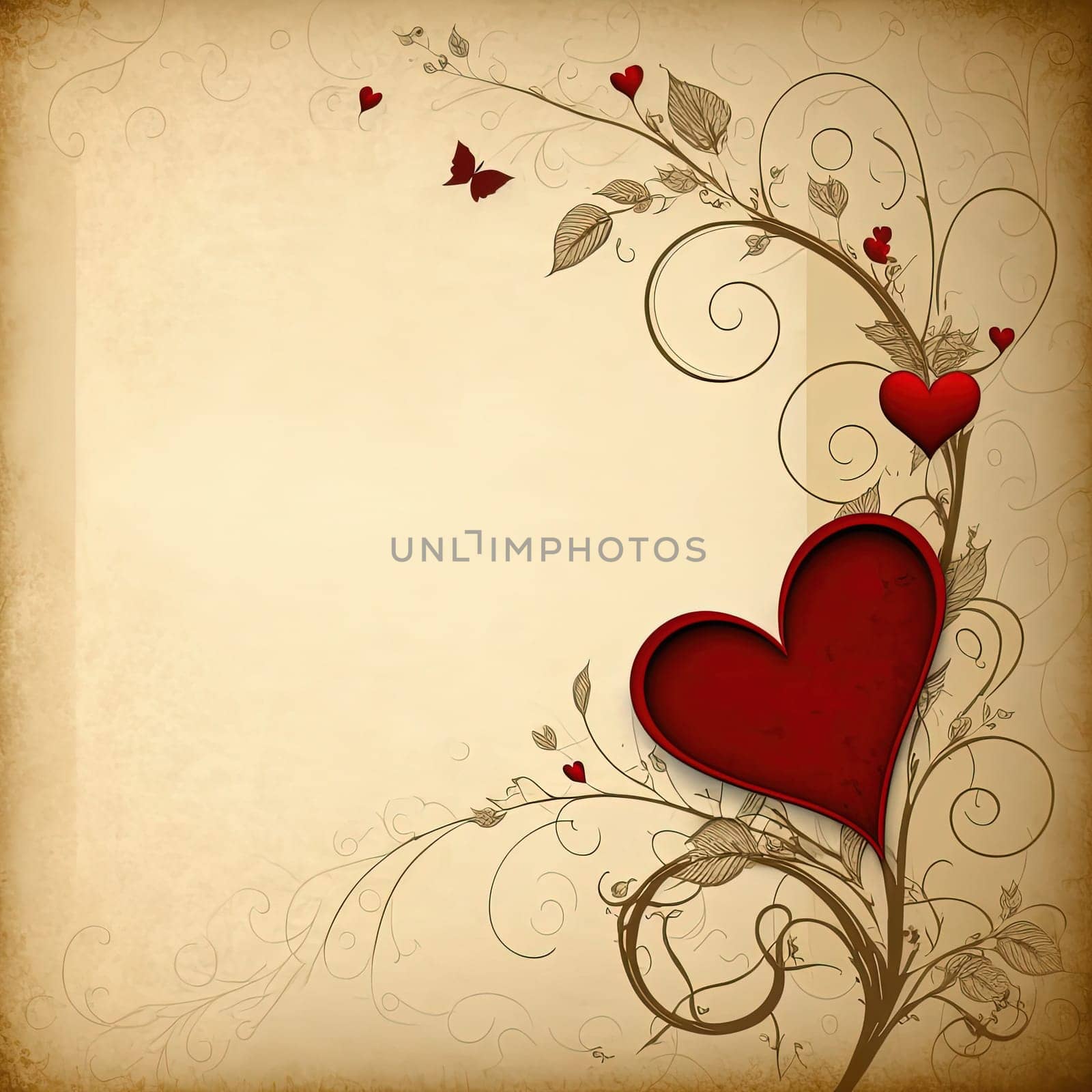 This beautiful image depicts a glowing red love heart, captured in stunning detail with the use of AI technology. Perfect for sending as an e-card or printing as a physical postcard, this piece is a thoughtful and romantic expression of love. The image is generated with the use of an AI.