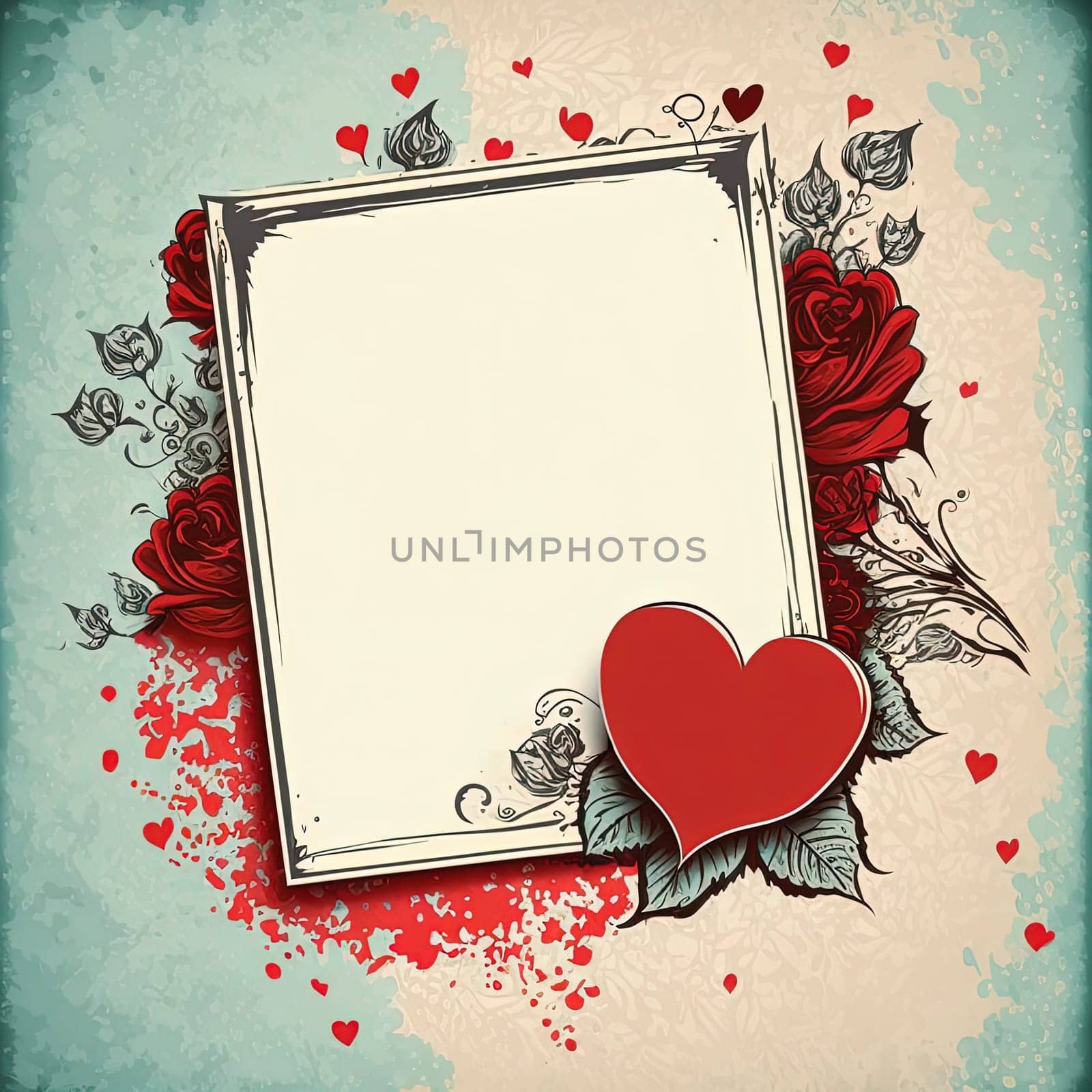 This vibrant image showcases a bold red love heart, the embodiment of passion and desire. Created with the use of advanced AI technology, this postcard is perfect for sending to a loved one as a romantic gesture, or for keeping as a cherished memento. The image is generated with the use of an AI.