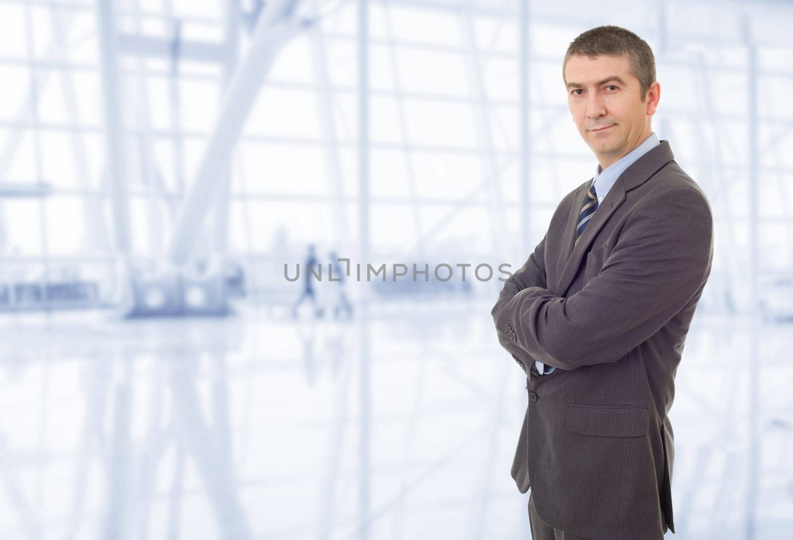 young business man portrait at the office