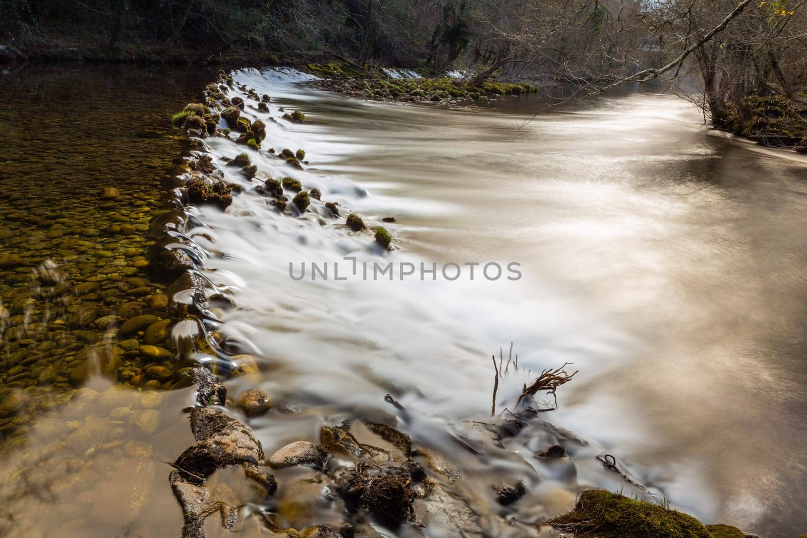 long exposure at the portuguese national park of Geres. Arcos de Valdevez, Portugal