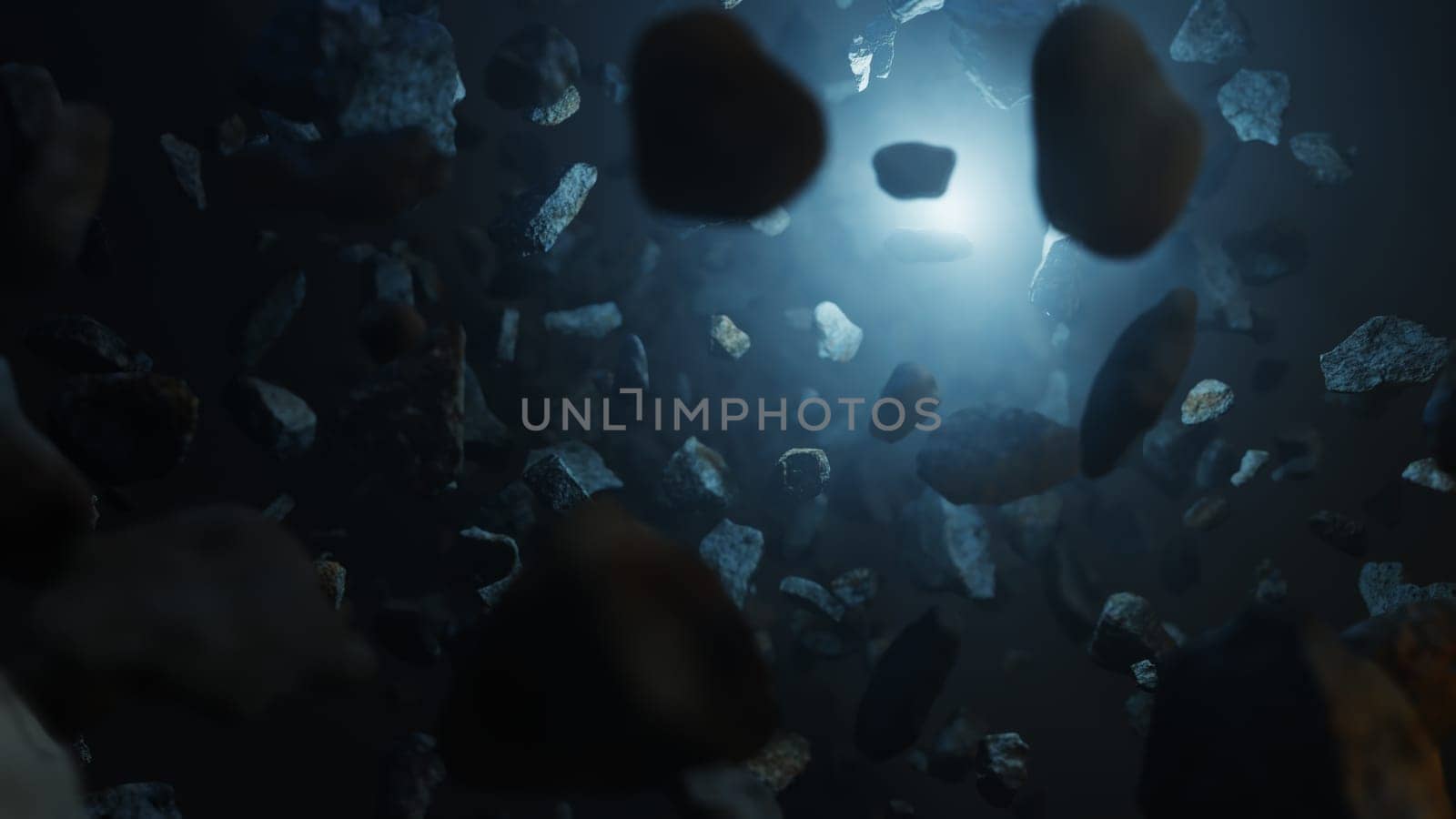 3D illustration Background for advertising and wallpaper in nature and advertising scene. 3D rendering in decorative concept