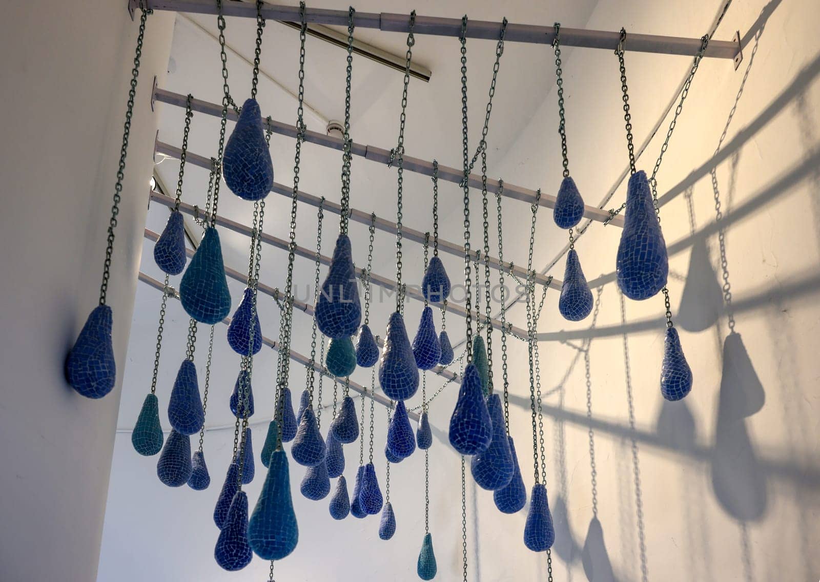 Venice, Italy - September 6, 2022: 59th Venice Art Biennale in Venice. After Dreams: I Dare to Defy the Demage by artist Zsofia Keresztes at the Hungarian pavilion