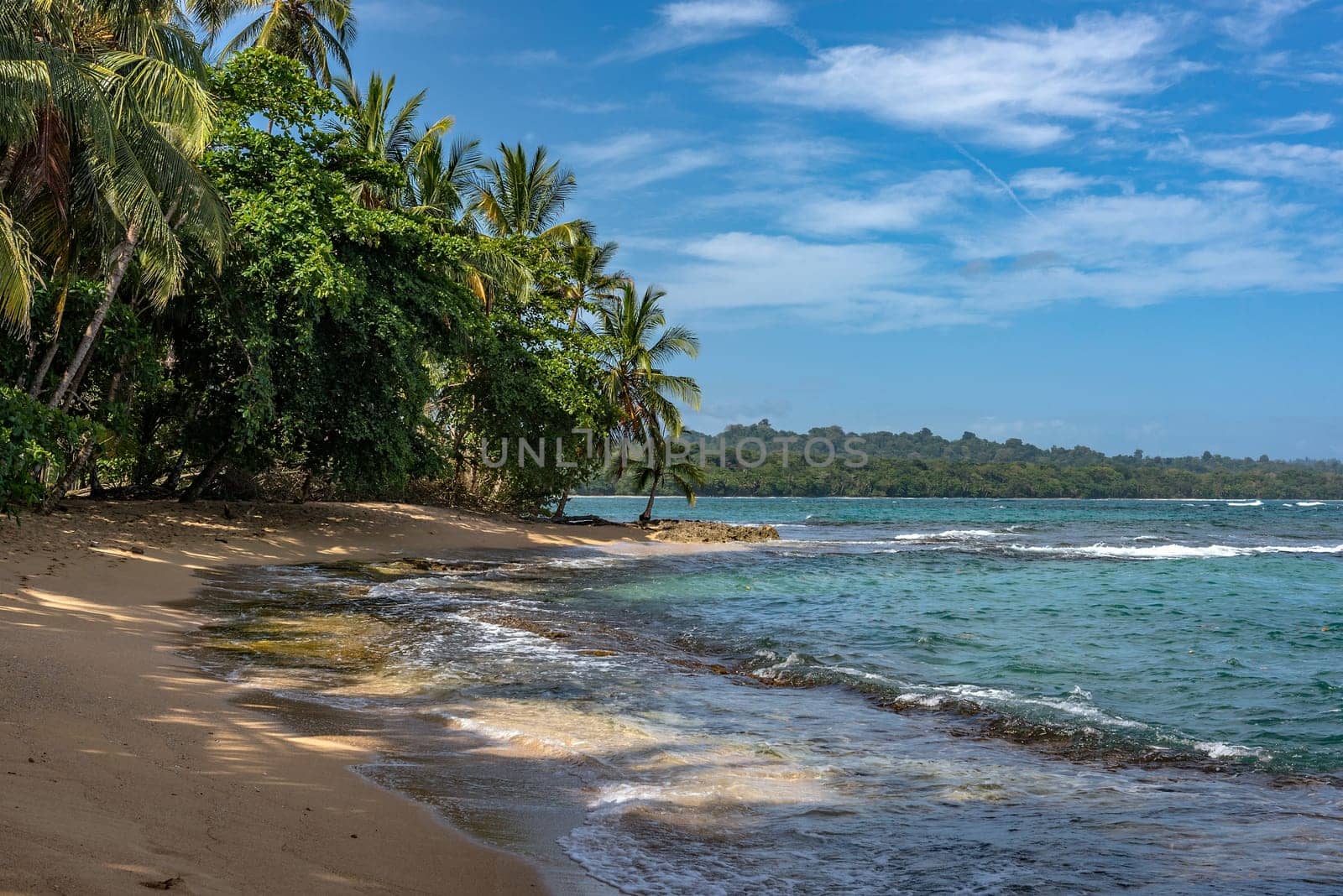 Caribbean beach near Puerto Viejo, Costa Rica
