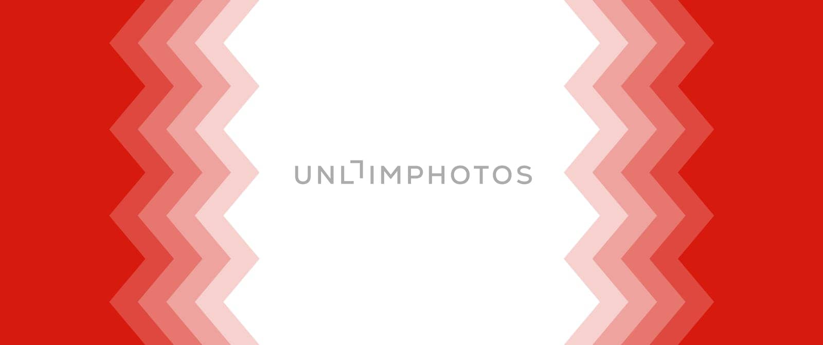 Abstract background with red zig zag frame and copy space