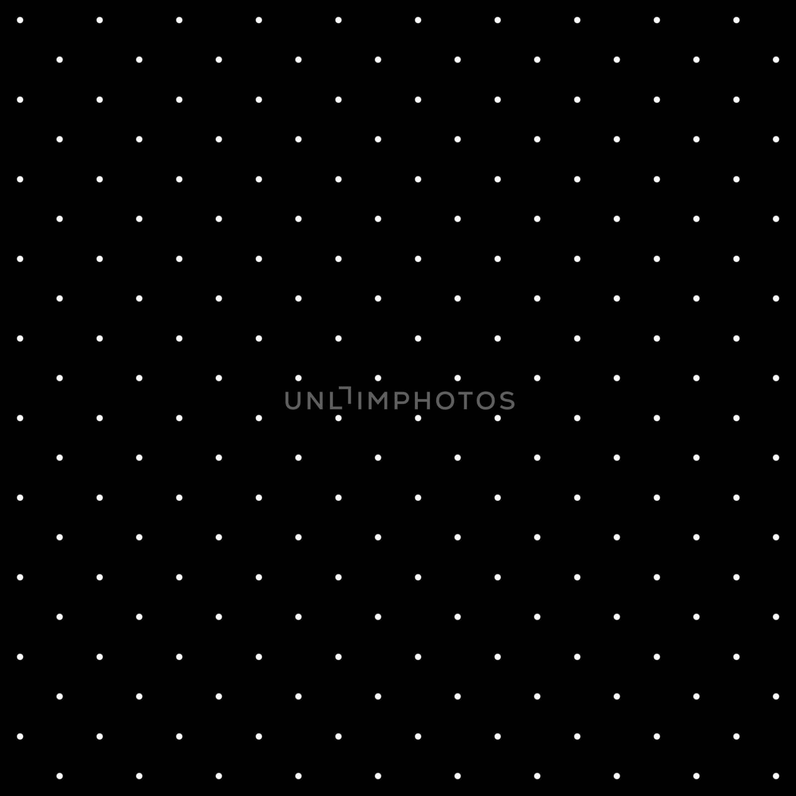 Simple black background with seamless little white dots