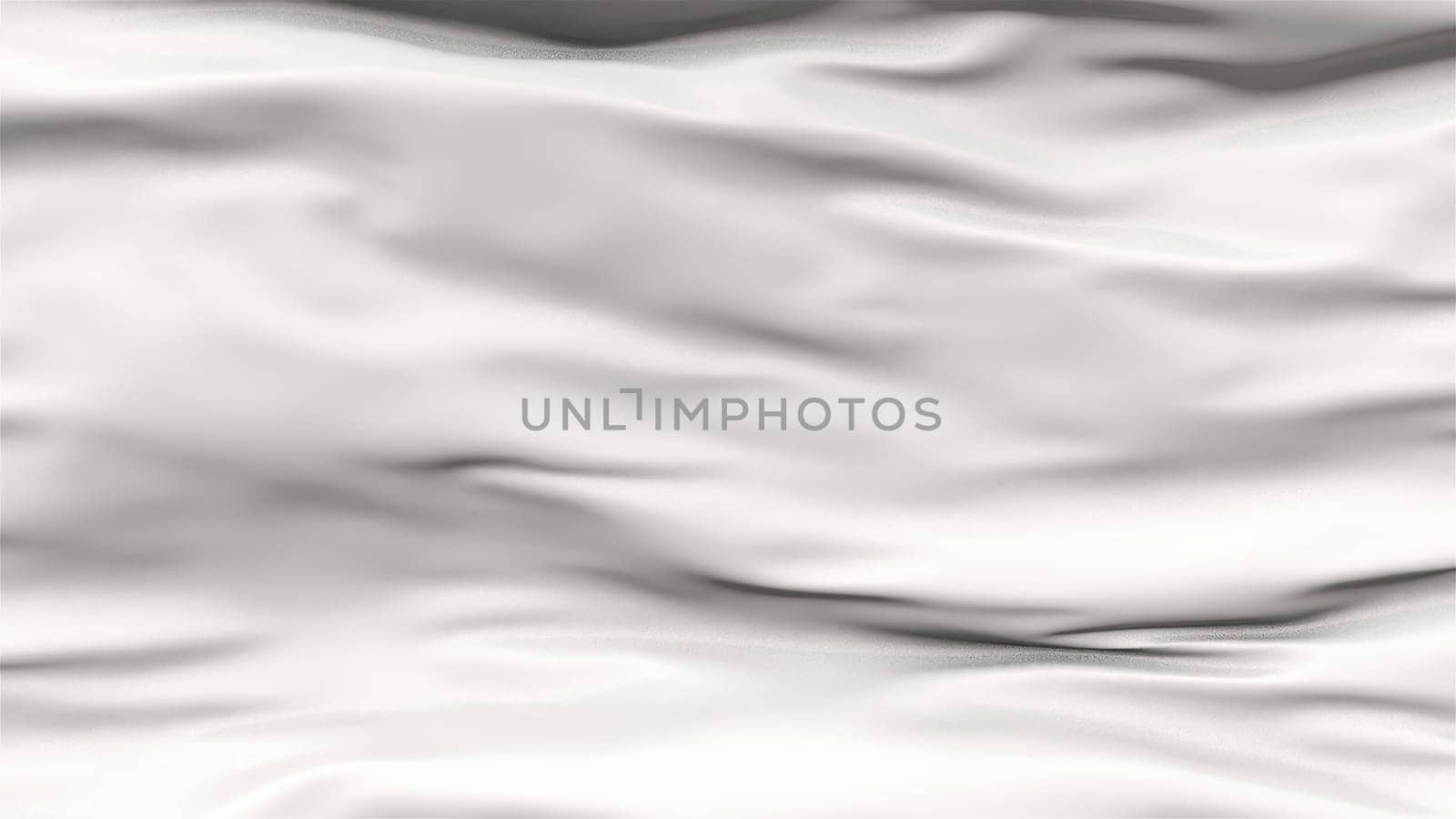 Waving white cloth. Computer generated 3d render