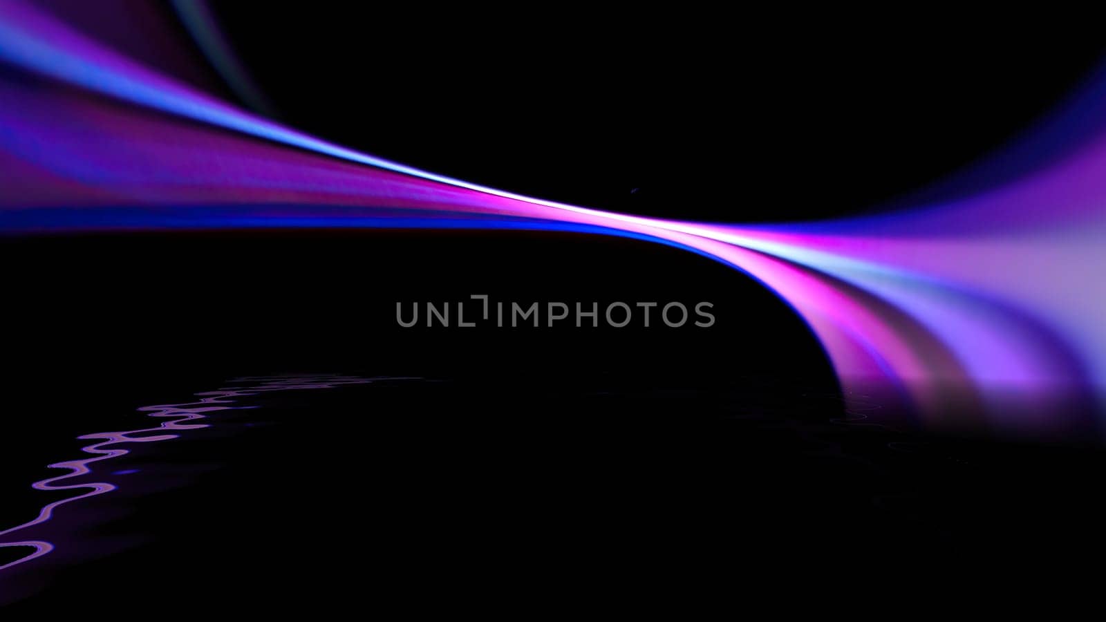 Colorful strings in motion against black background,Colorful strings in motion against black background