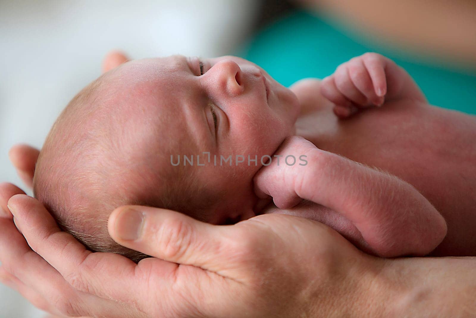 Eben Brittain is one week old.