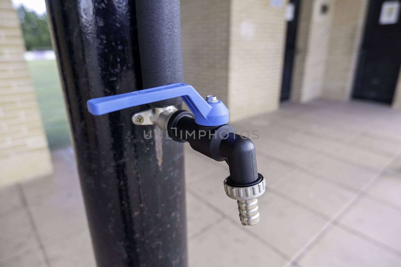Detail of water outlet for human consumption and to put out fires