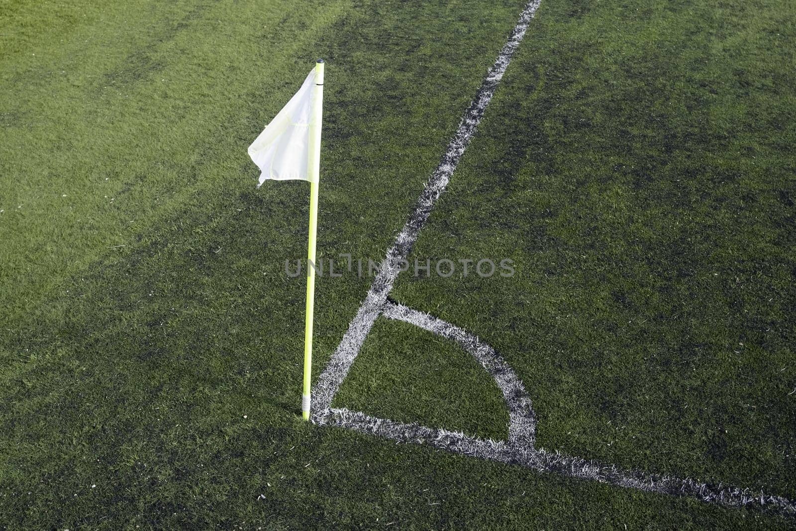 Soccer field detail, competition and rivalry, elite sport