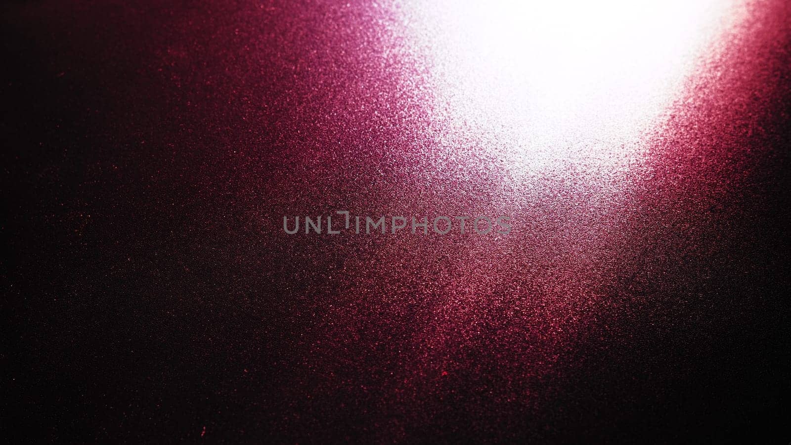 Diagonal rays of light on a red, burgundy and black background. Blurred abstract background light effect and leaks. Side surface illumination. Parallel and asymmetric lines, stripes of light at angle