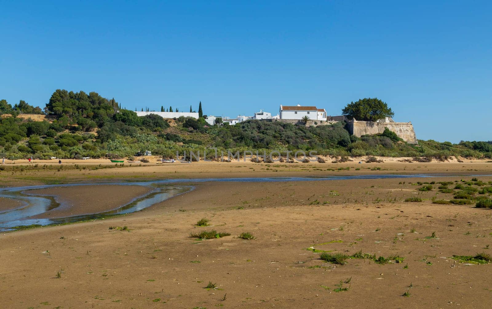 Beautiful beach in Algarve south coast, Cacela Velha, Portugal