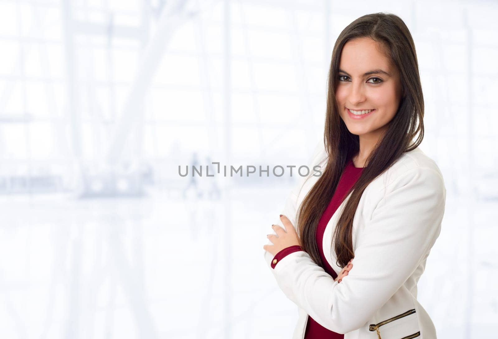young business woman portrait at the office