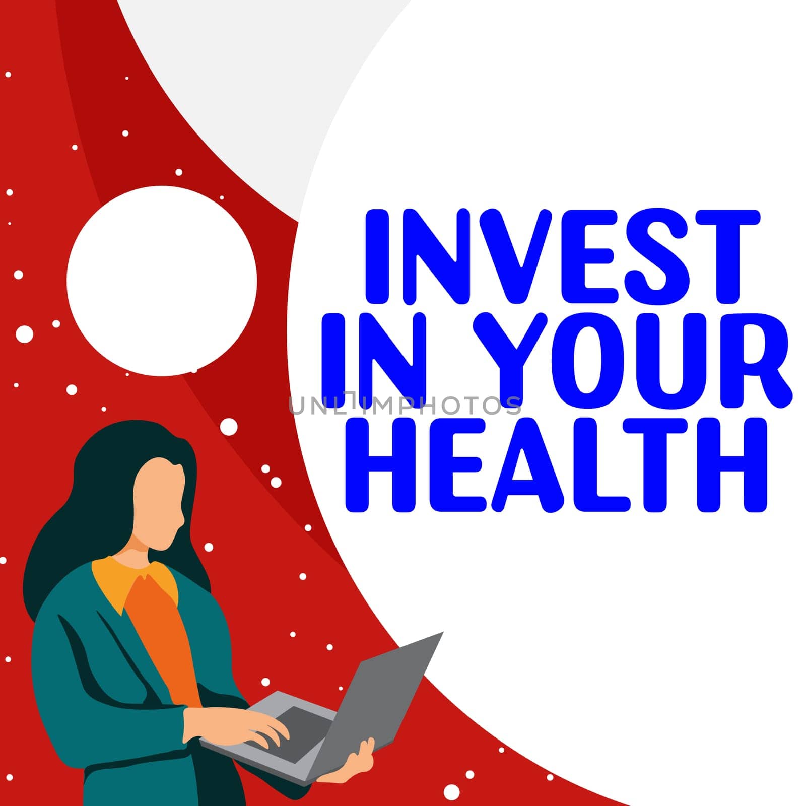 Sign displaying Invest In Your Health, Conceptual photo Live a Healthy Lifestyle Quality Food for Wellness