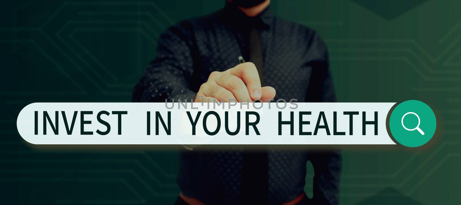 Handwriting text Invest In Your Health, Business idea Live a Healthy Lifestyle Quality Food for Wellness